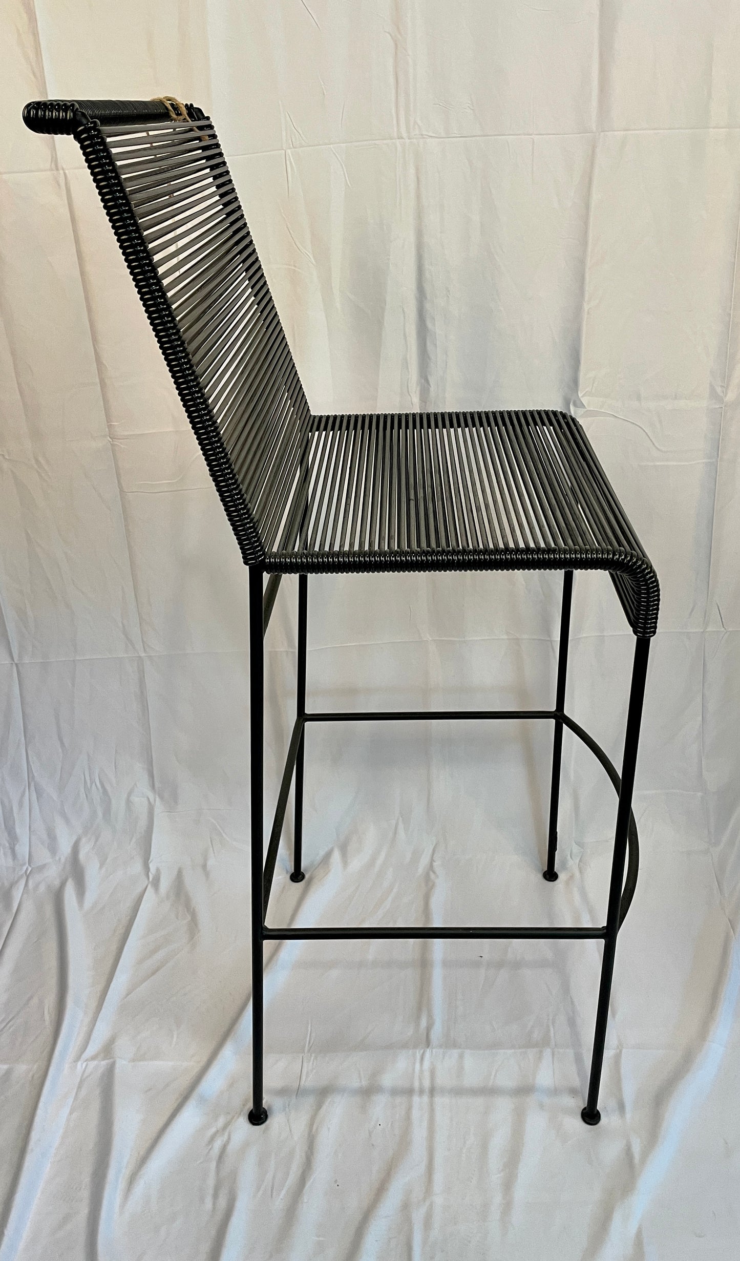 Tall Black Acapulco Baresque Chair