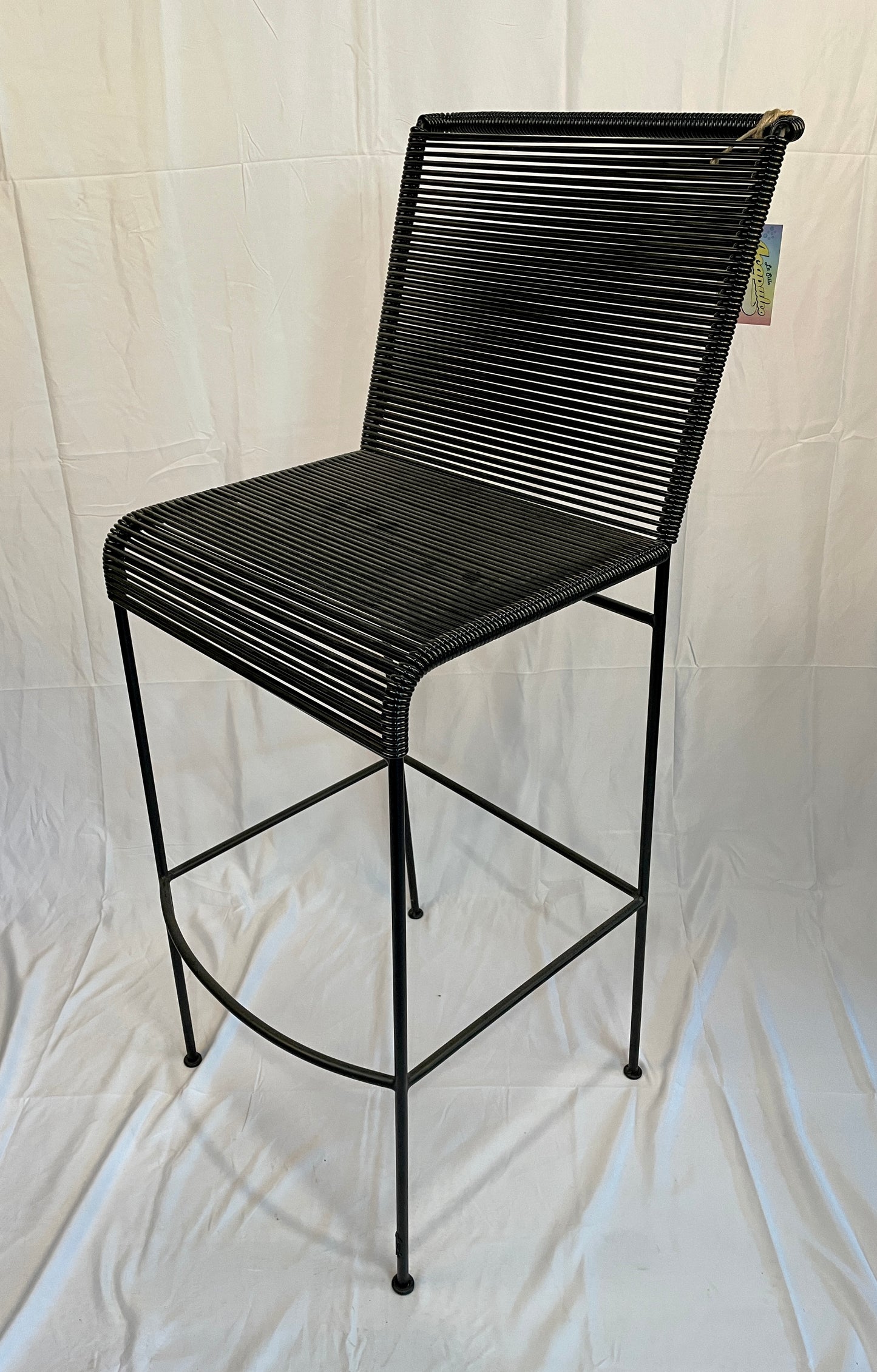 Tall Black Acapulco Baresque Chair