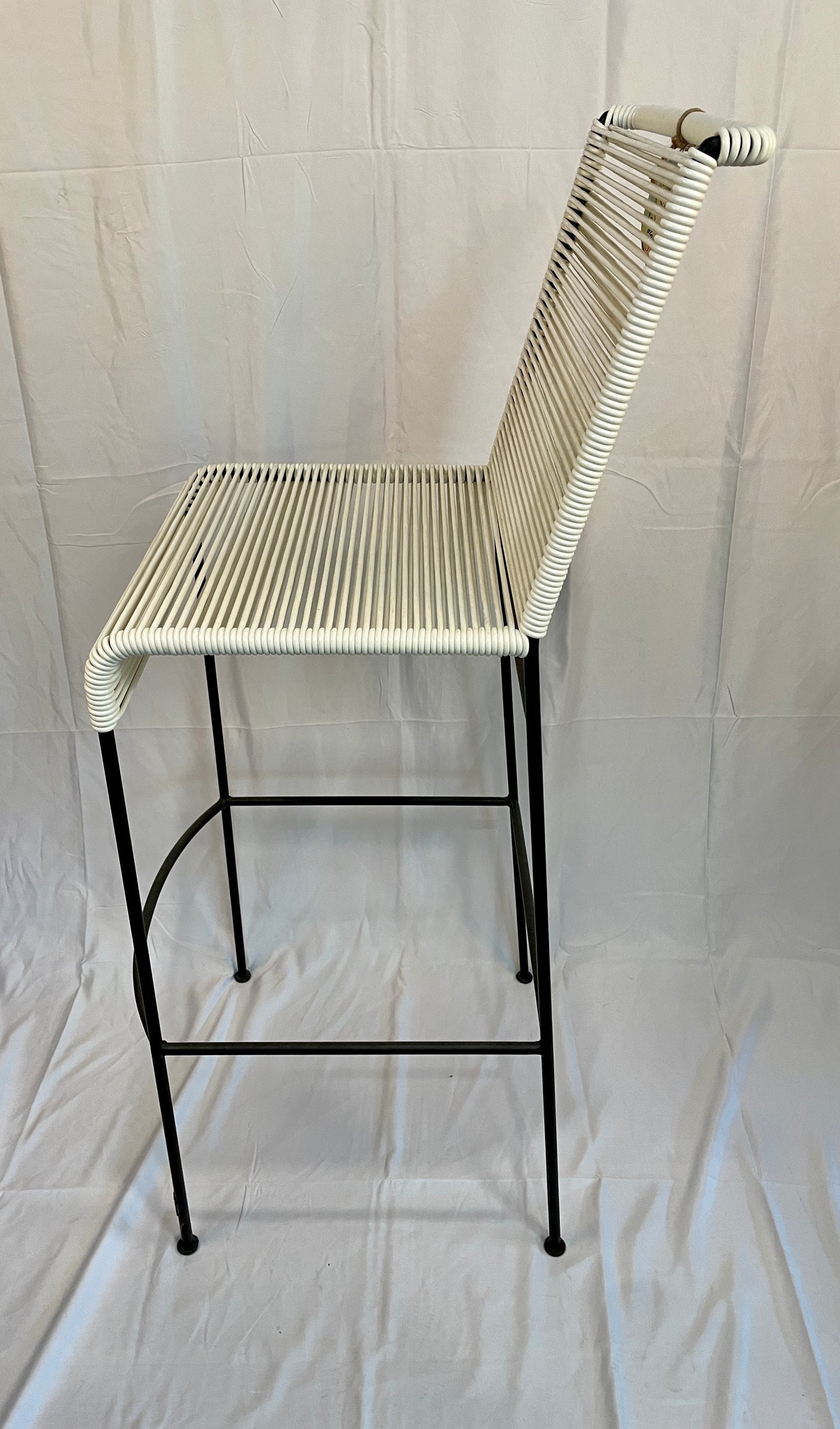 Tall White Acapulco Baresque Chair