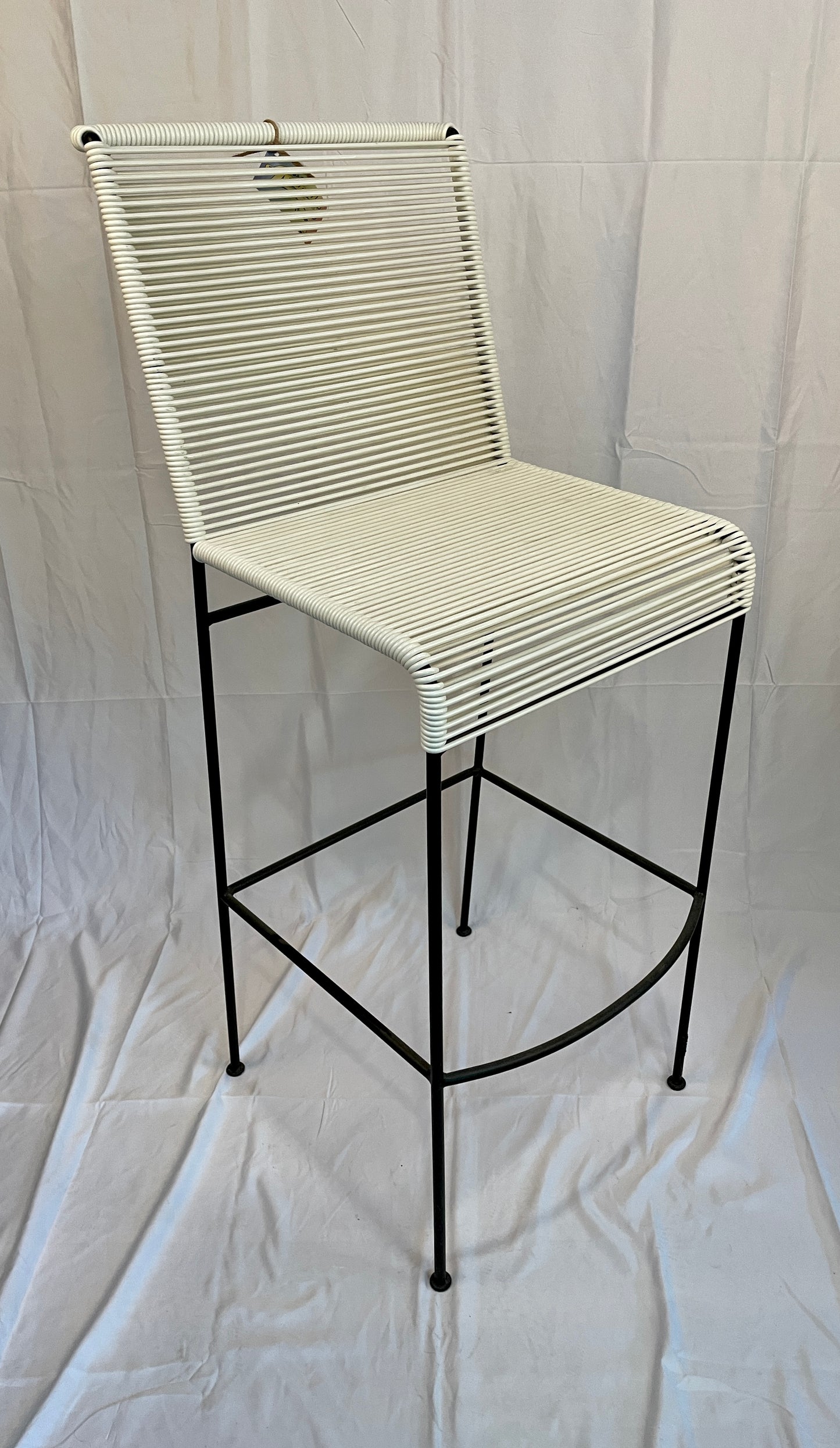 Tall White Acapulco Baresque Chair