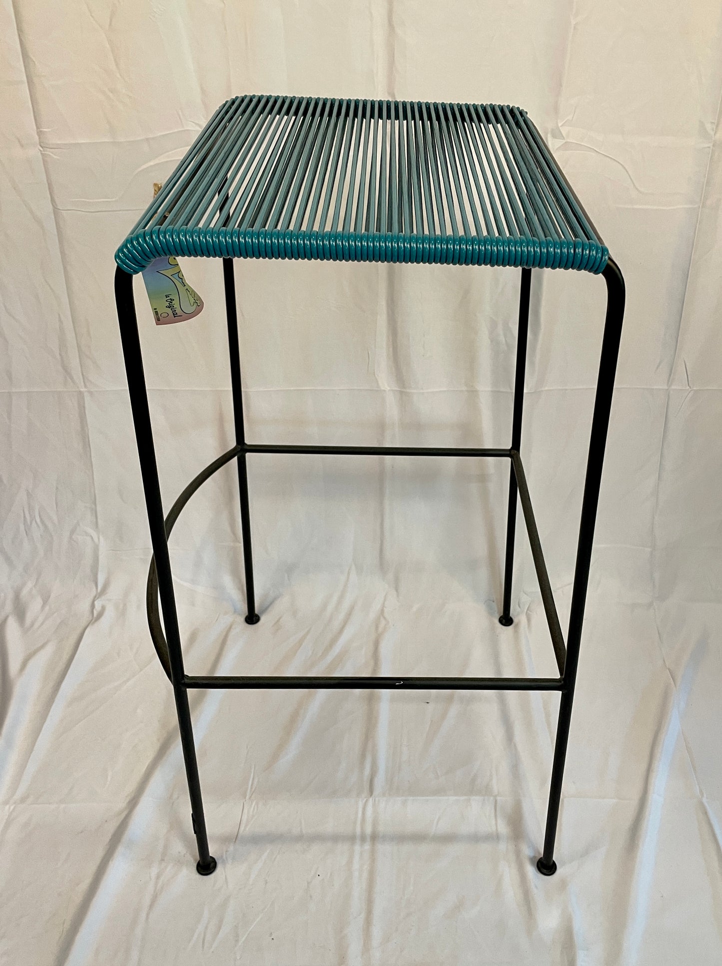 Tall Blue Acapulco Monolith Stool