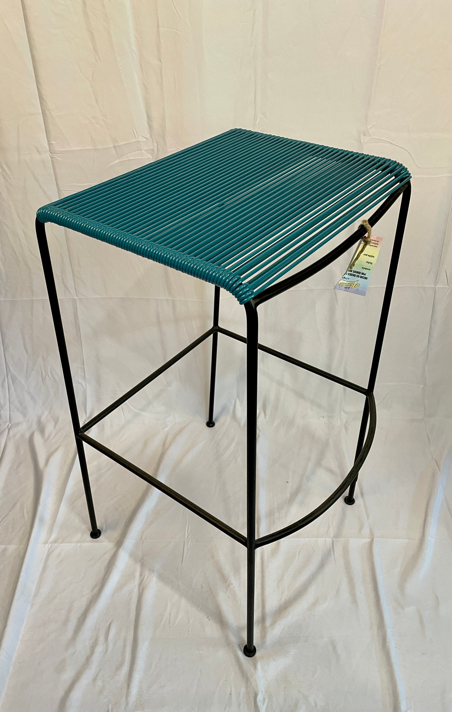 Tall Blue Acapulco Monolith Stool