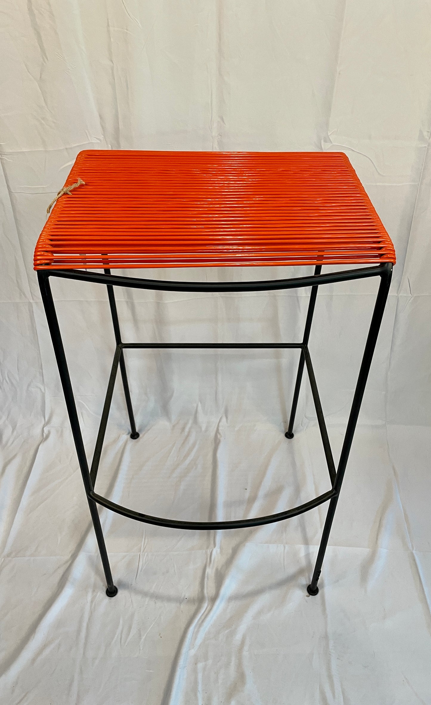 Tall Orange Acapulco Monolith Stool