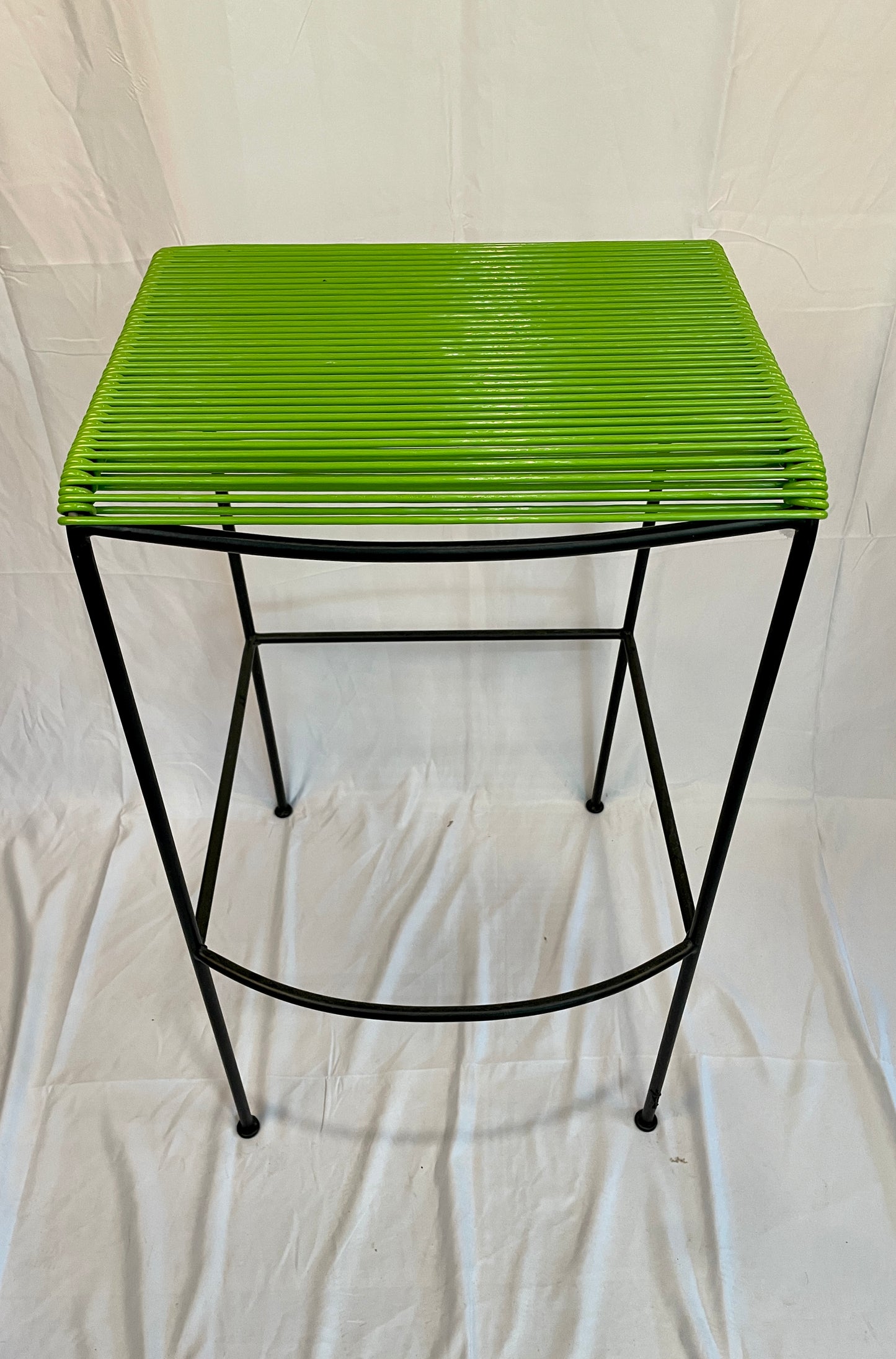 Tall Olive Green Acapulco Monolith Stool