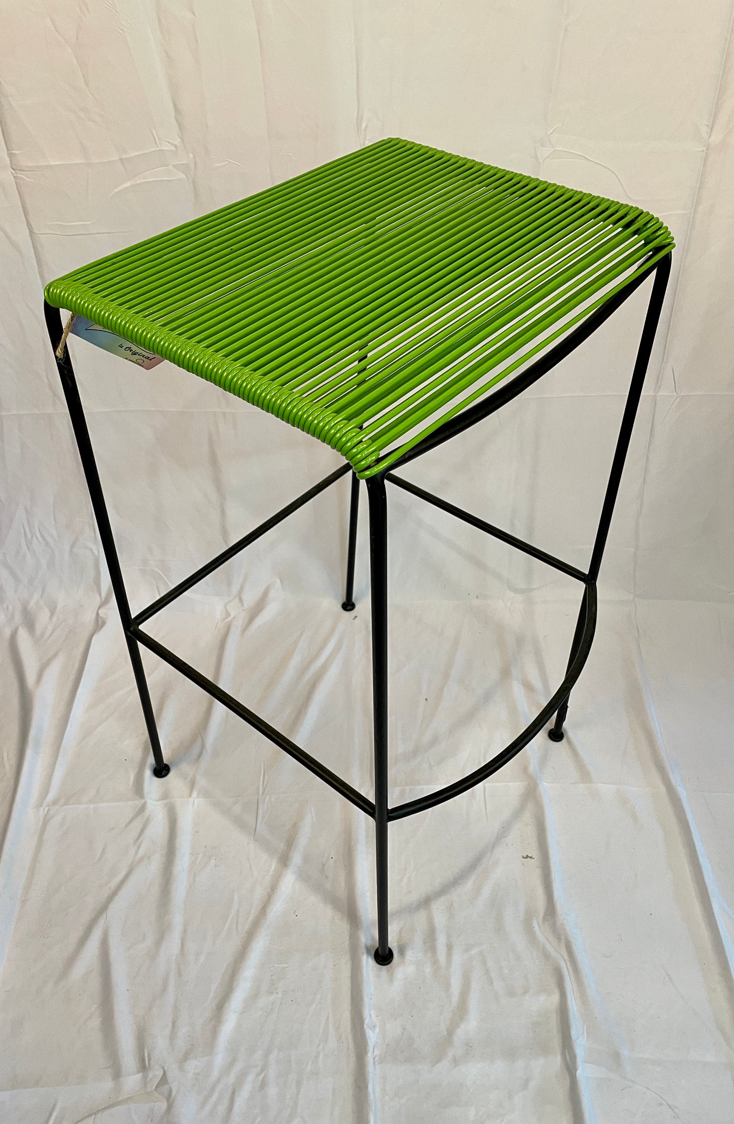 Tall Olive Green Acapulco Monolith Stool