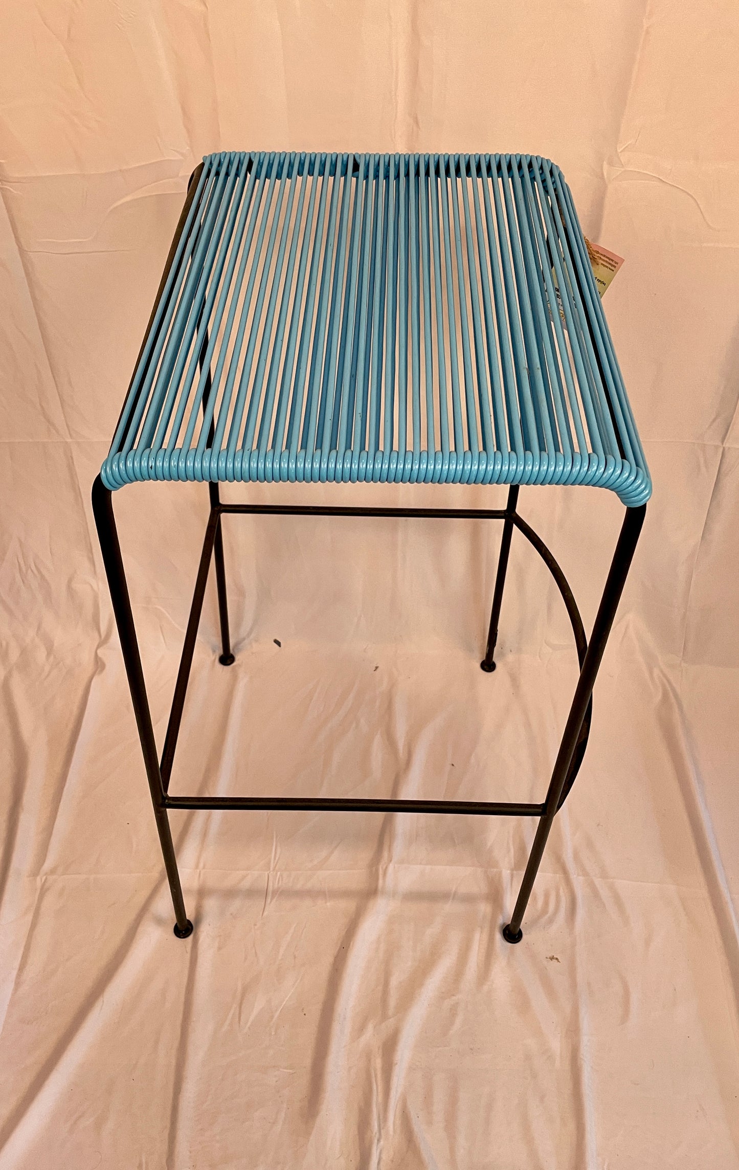 Tall Cyan Acapulco Monolith Stool