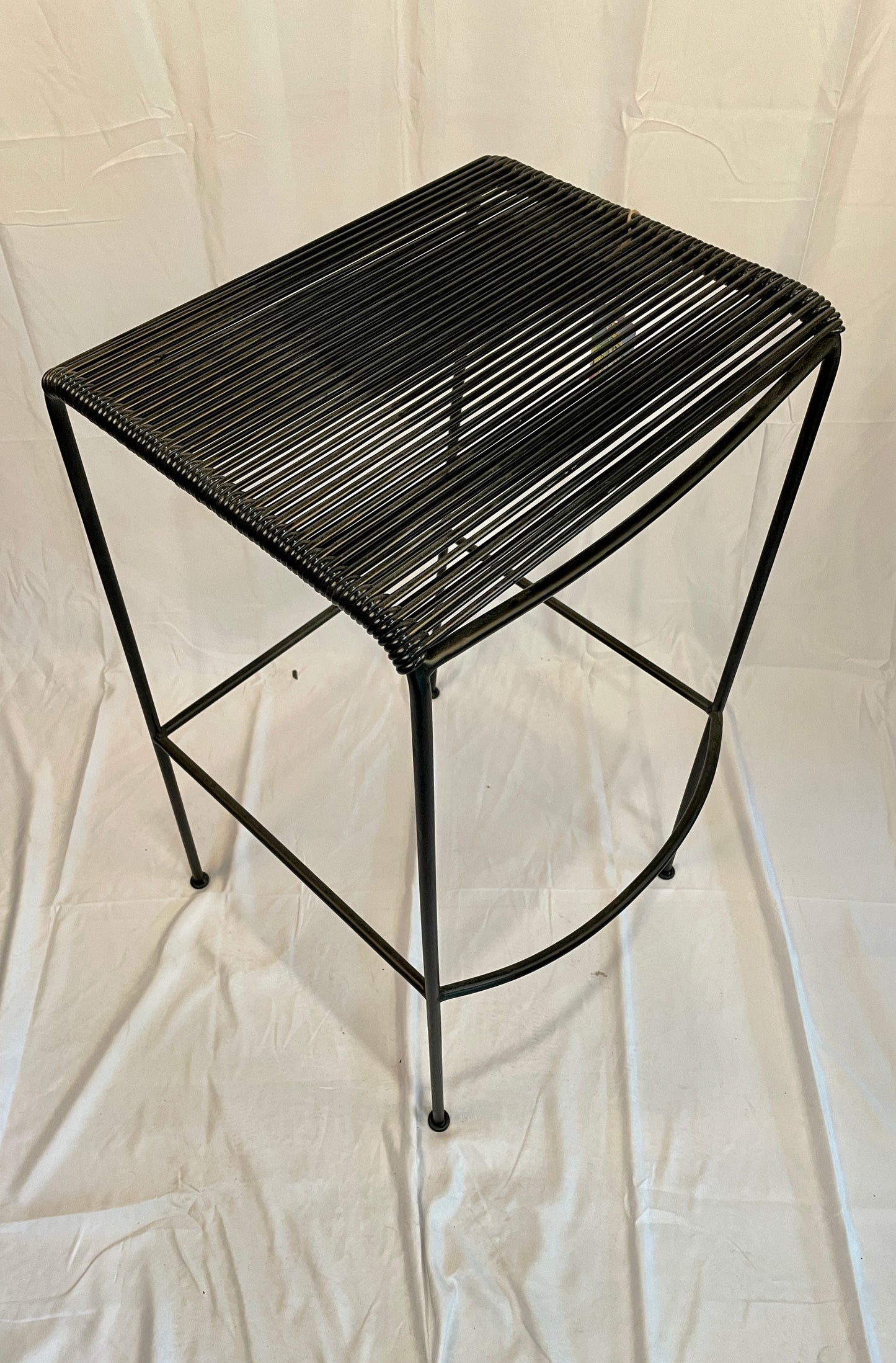 Tall Black Acapulco Monolith Stool