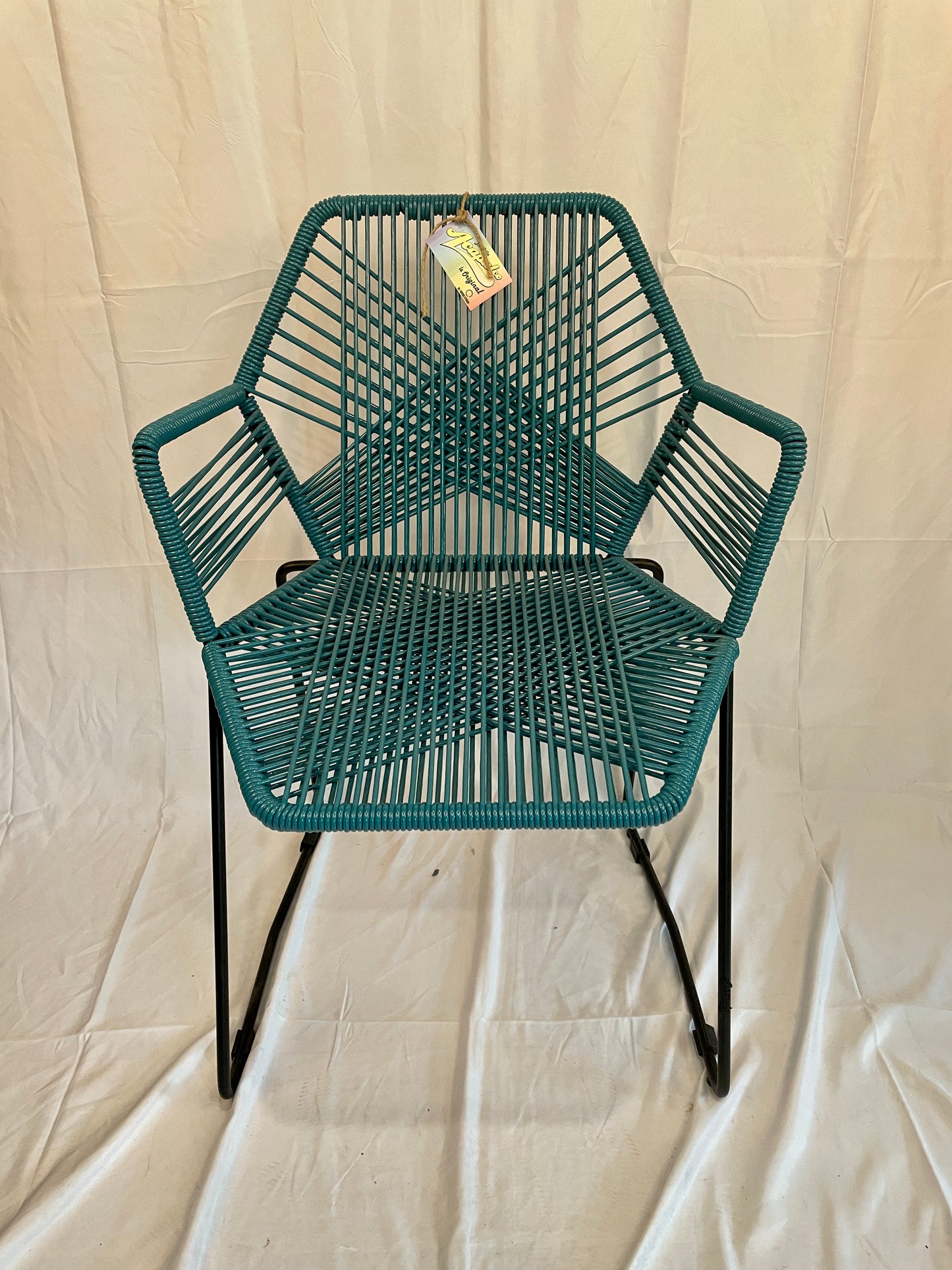 Blue Viral Acapulco Chair
