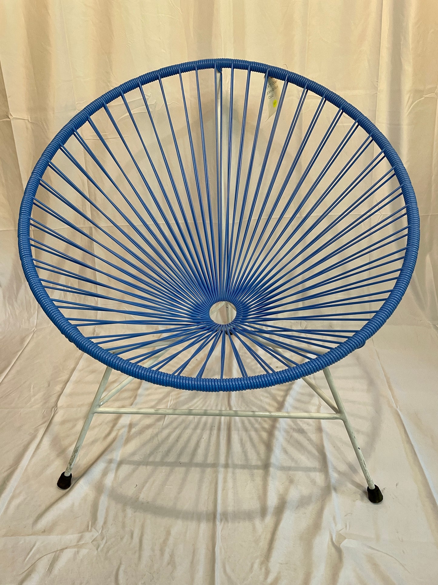Blue Flower Acapulco Chair