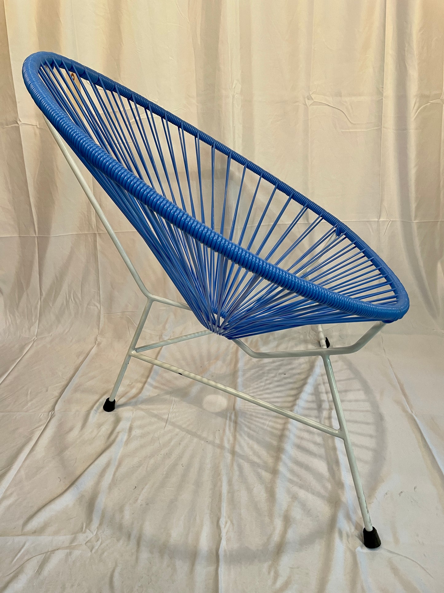 Blue Flower Acapulco Chair