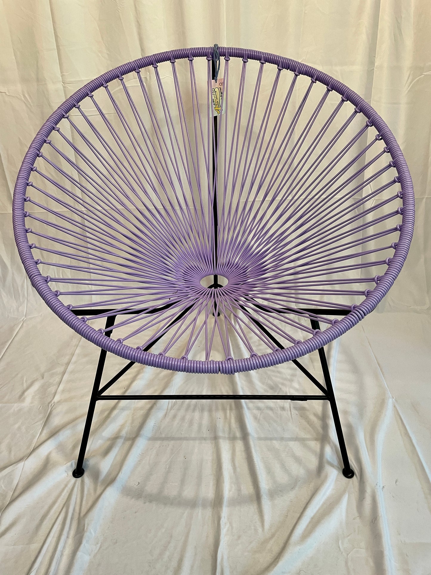 Purple Flower Acapulco Chair