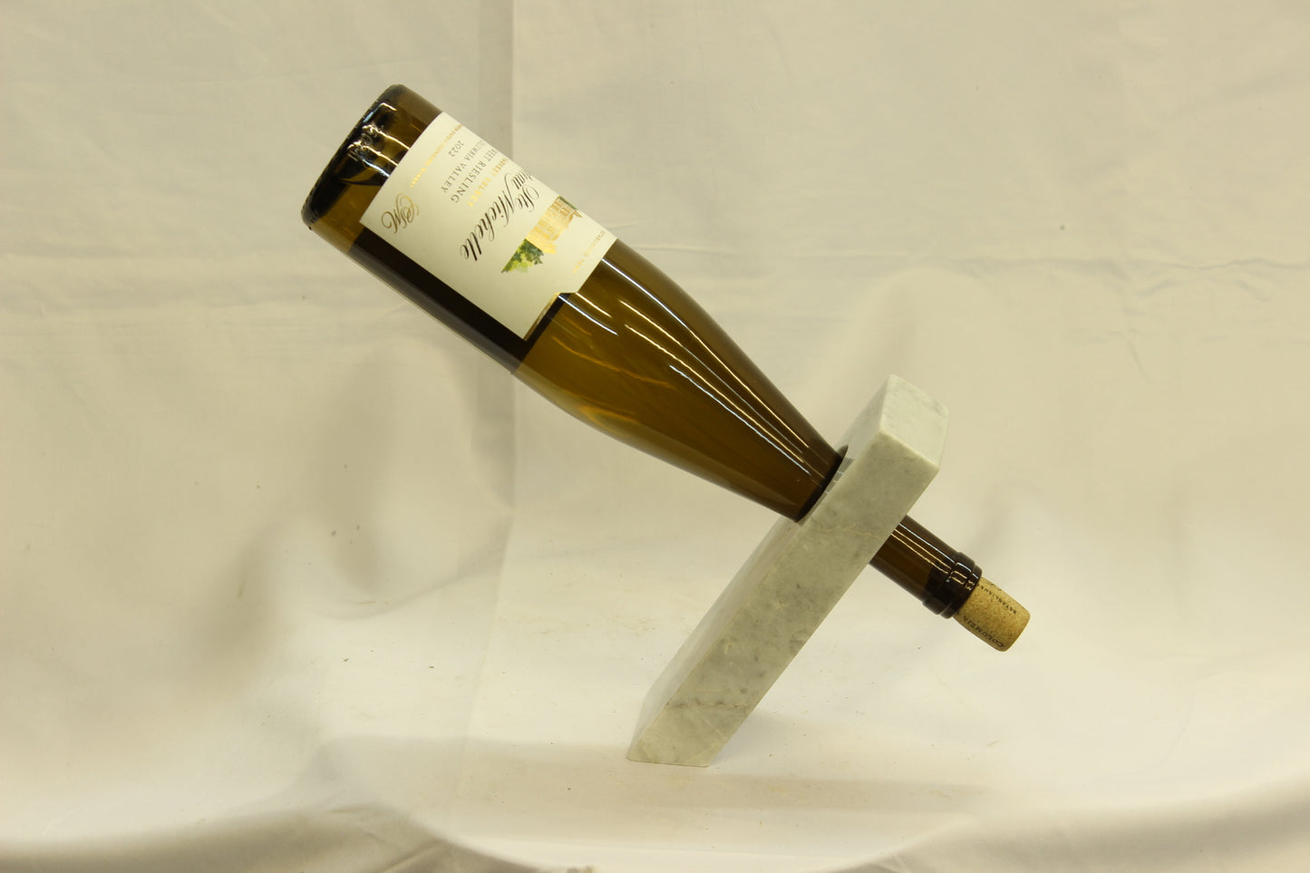 Grey Marble Wine Bottle Holder
