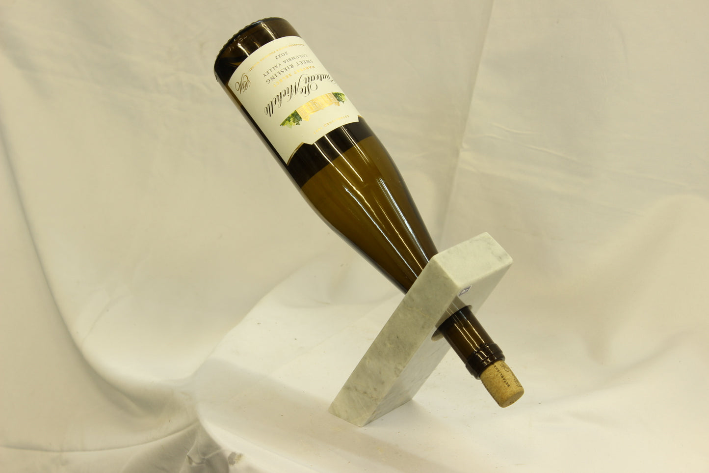 Grey Marble Wine Bottle Holder