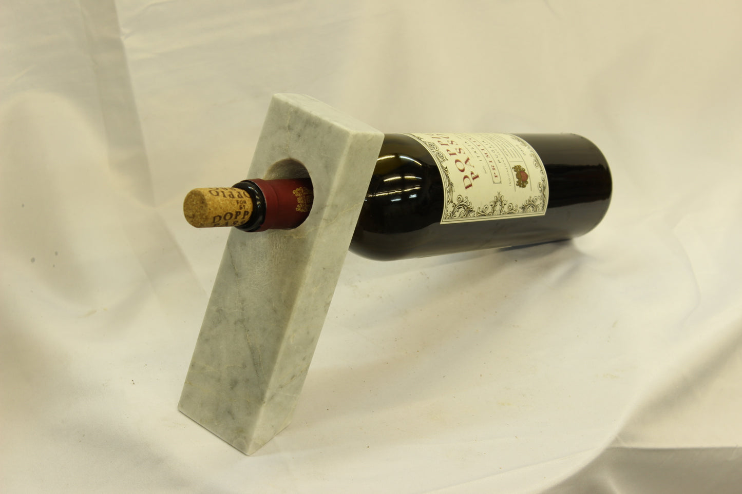 Grey Marble Wine Bottle Holder