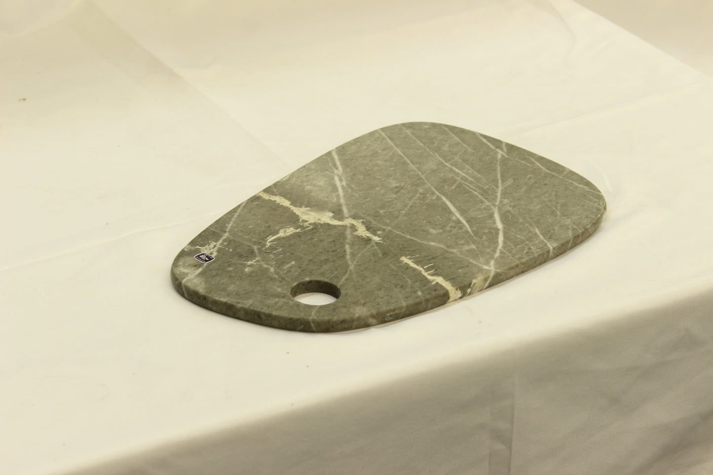 Gray Asymmetric Marble Cutting Board