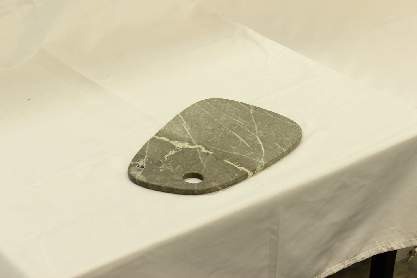 Gray Asymmetric Marble Cutting Board