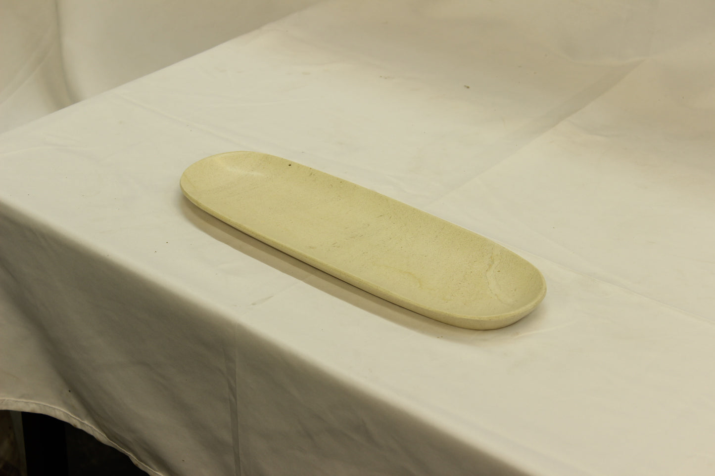 Beige Marble Food & Decor Tray