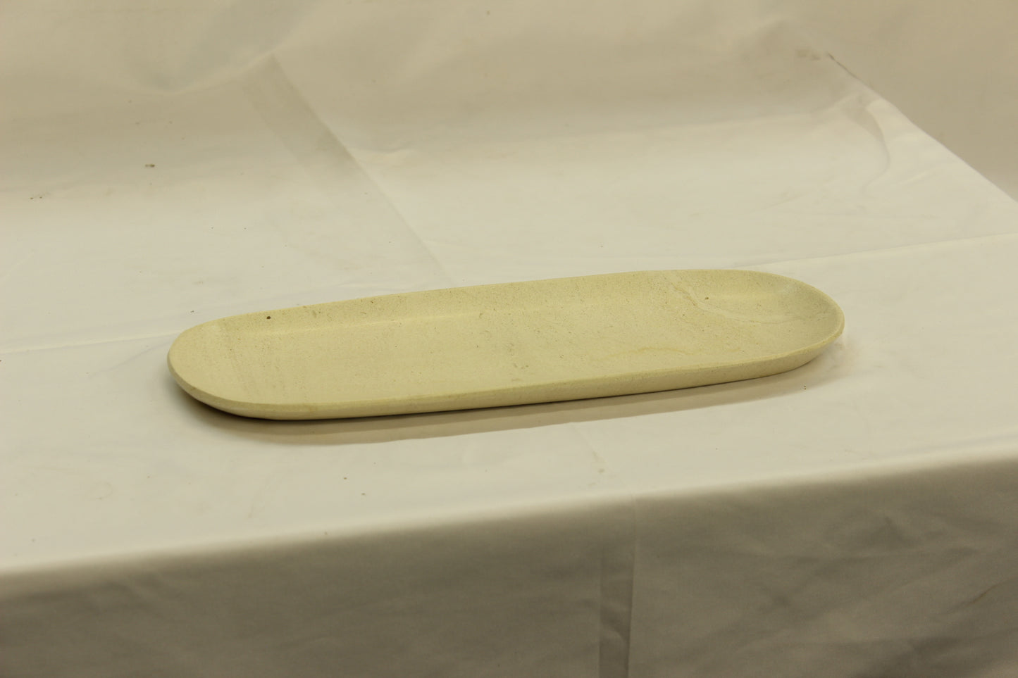Beige Marble Food & Decor Tray