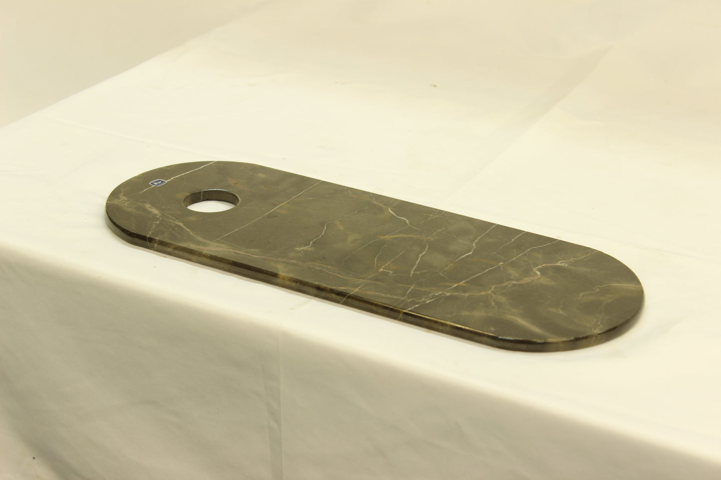 Gray Marble Oval Cutting Board