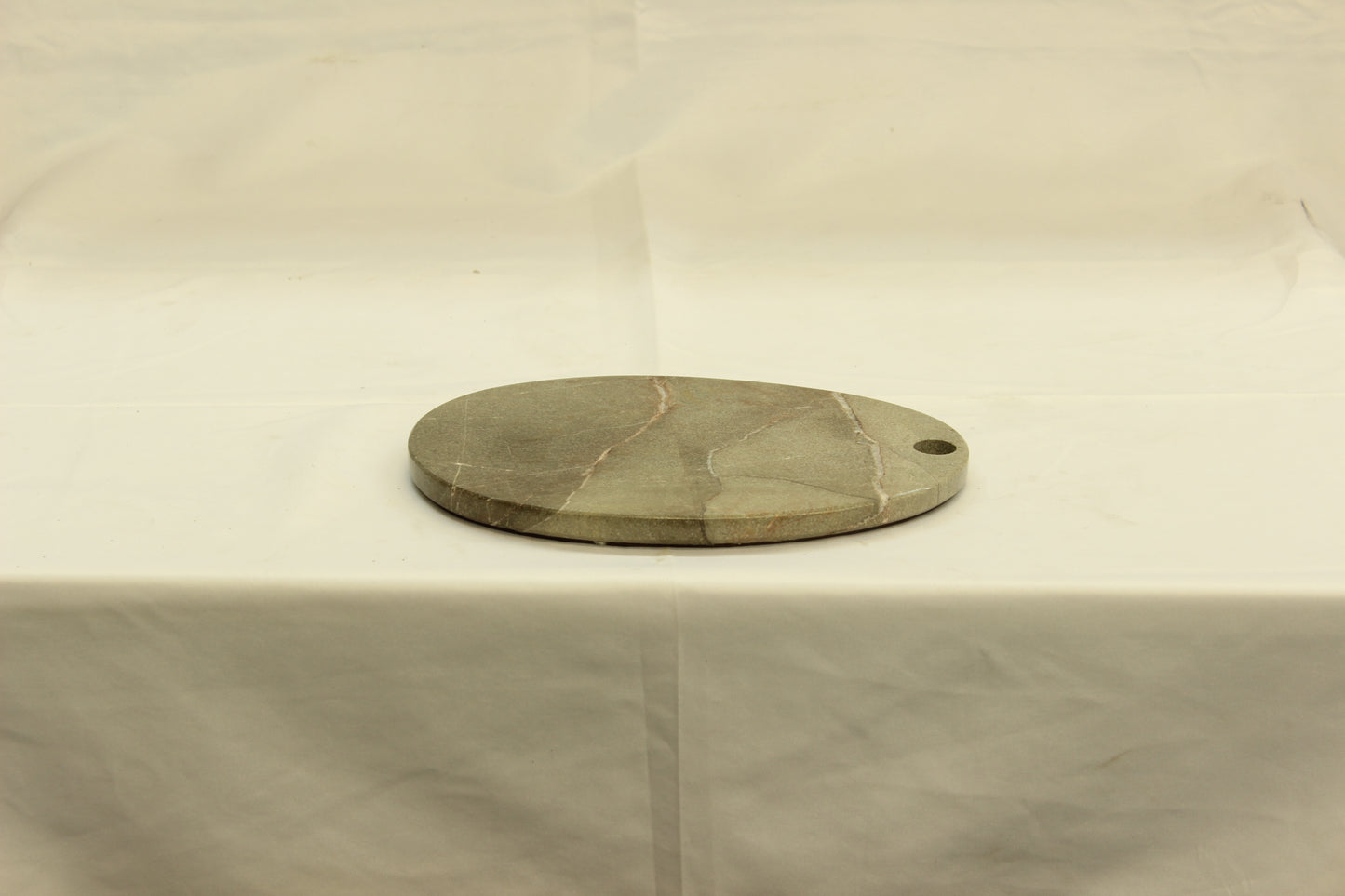Gray Oval Marble Cutting Board
