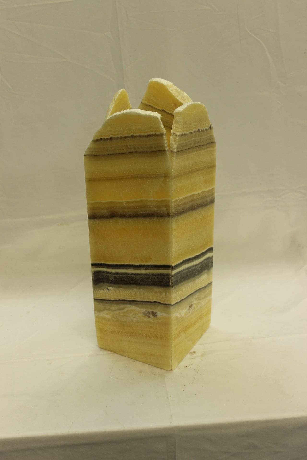 Yellow Bumblebee Onyx Lamp