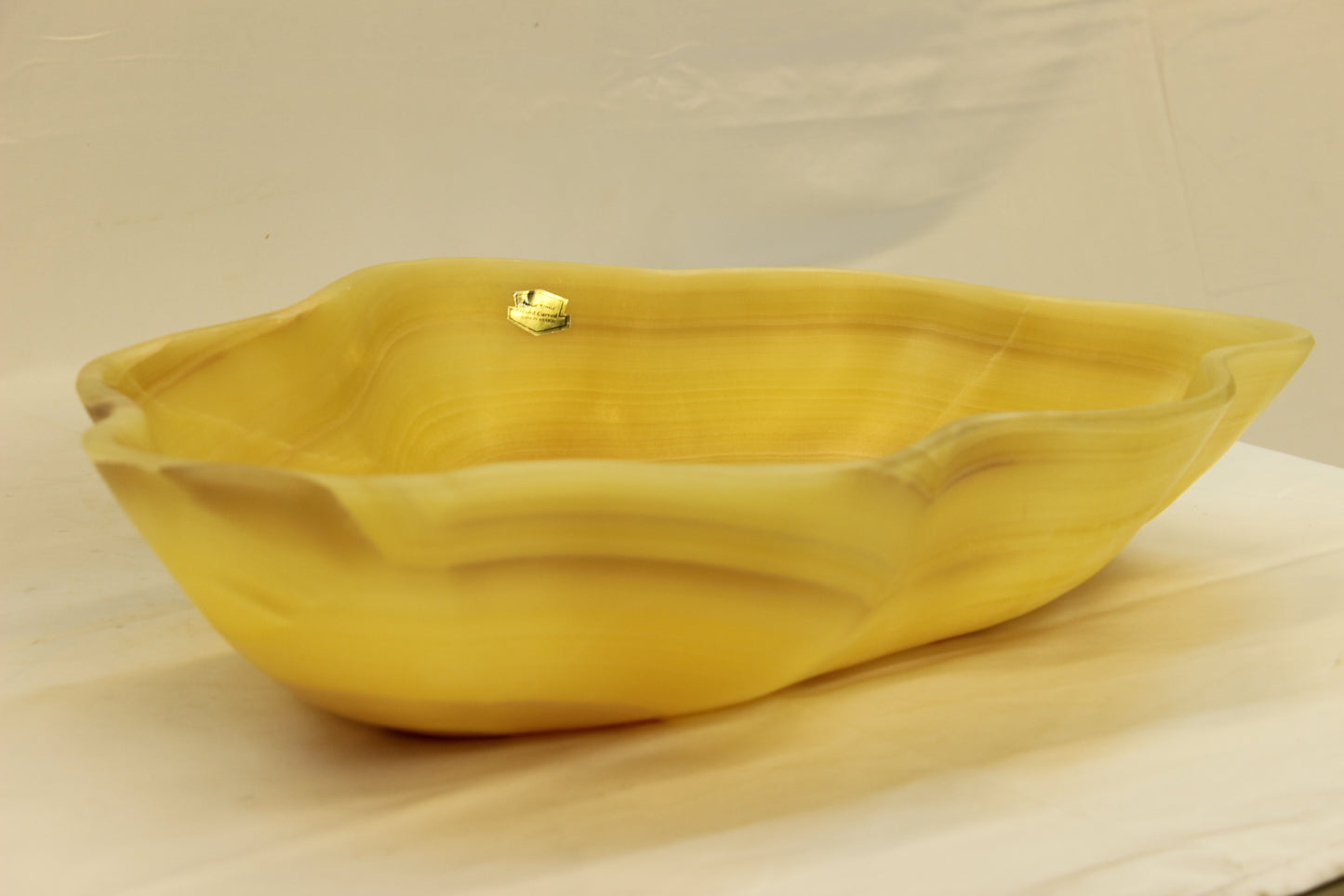 Yellow Sahara Onyx Centerpiece