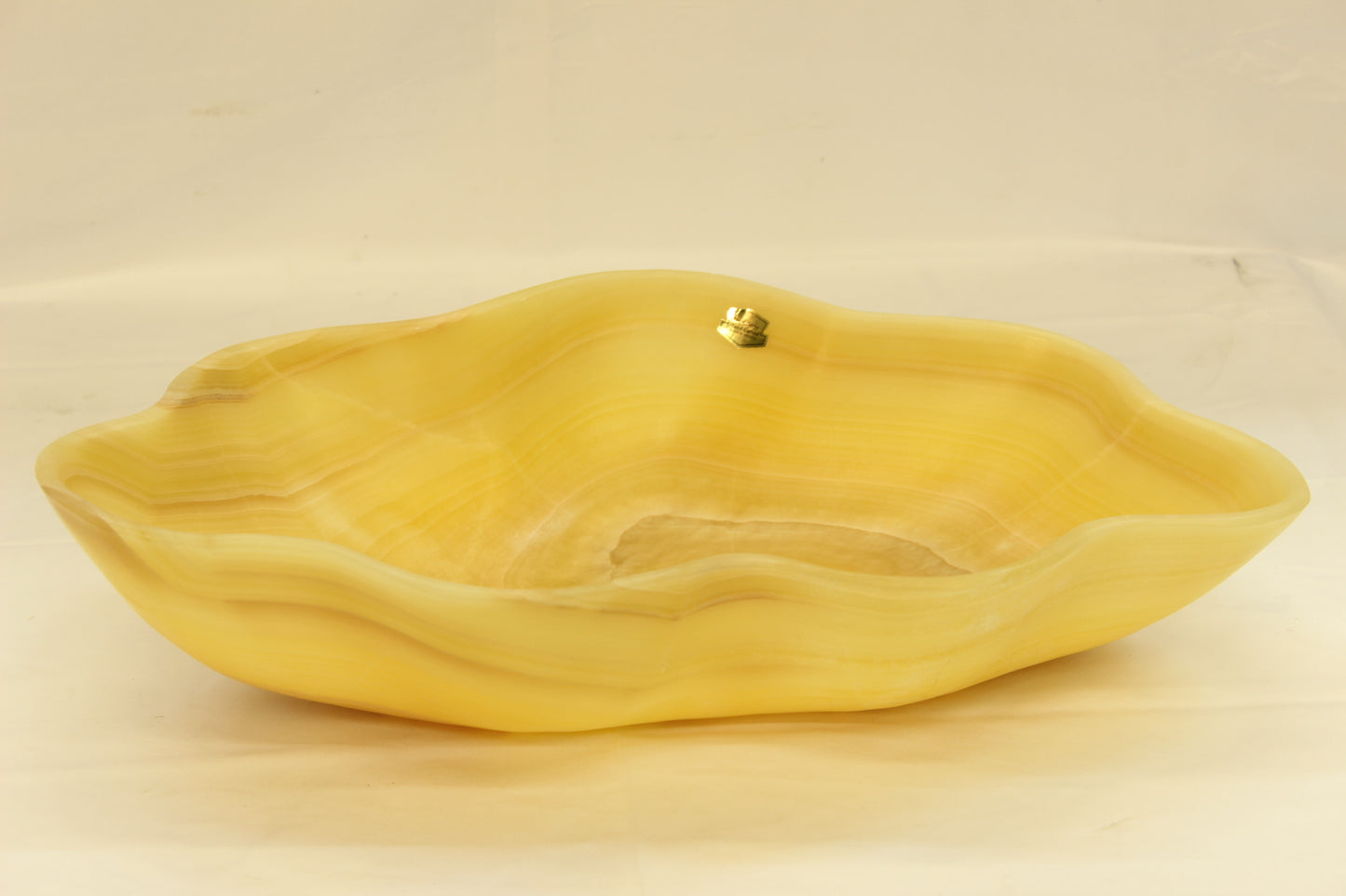 Yellow Sahara Onyx Centerpiece
