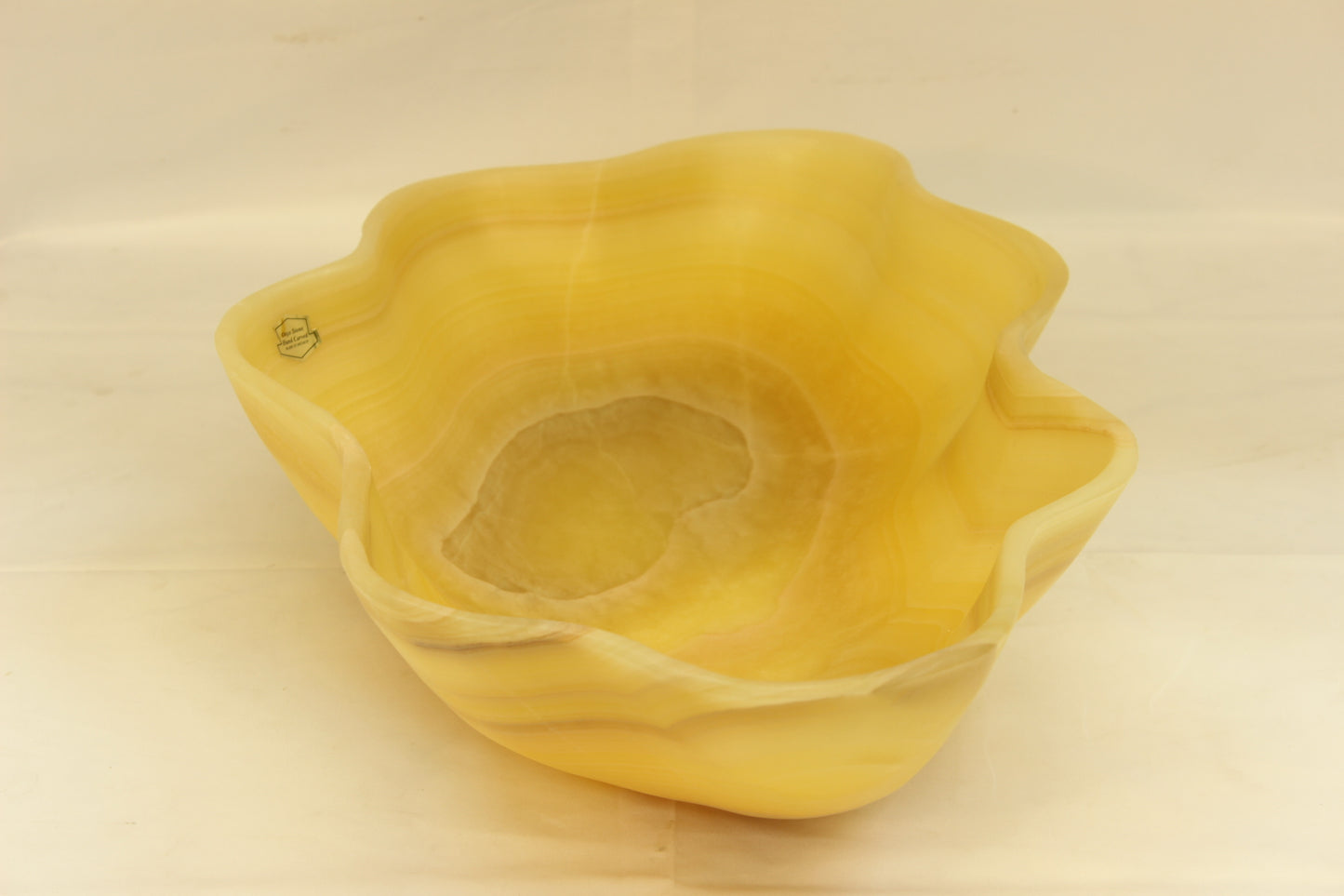 Yellow Sahara Onyx Centerpiece