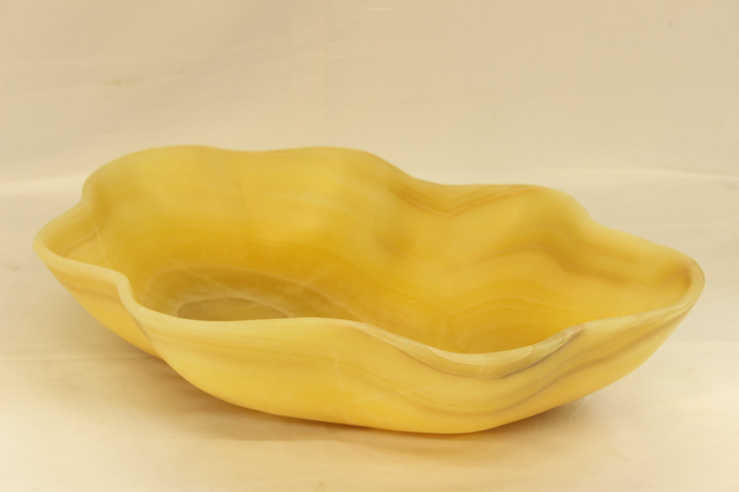 Yellow Sahara Onyx Centerpiece