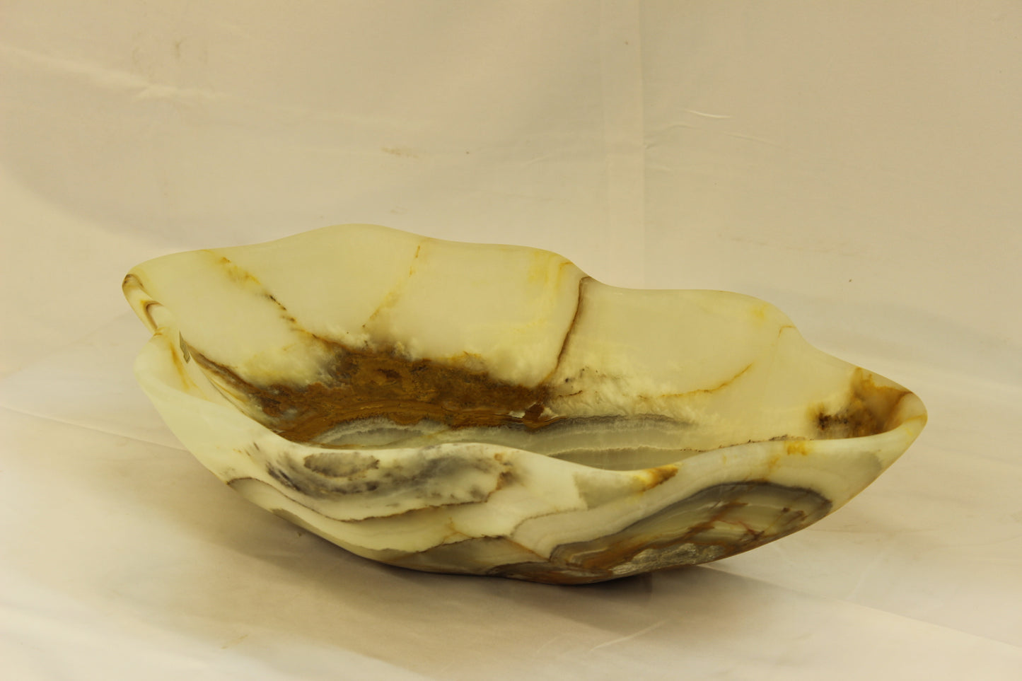Brown Lynx Onyx Centerpiece