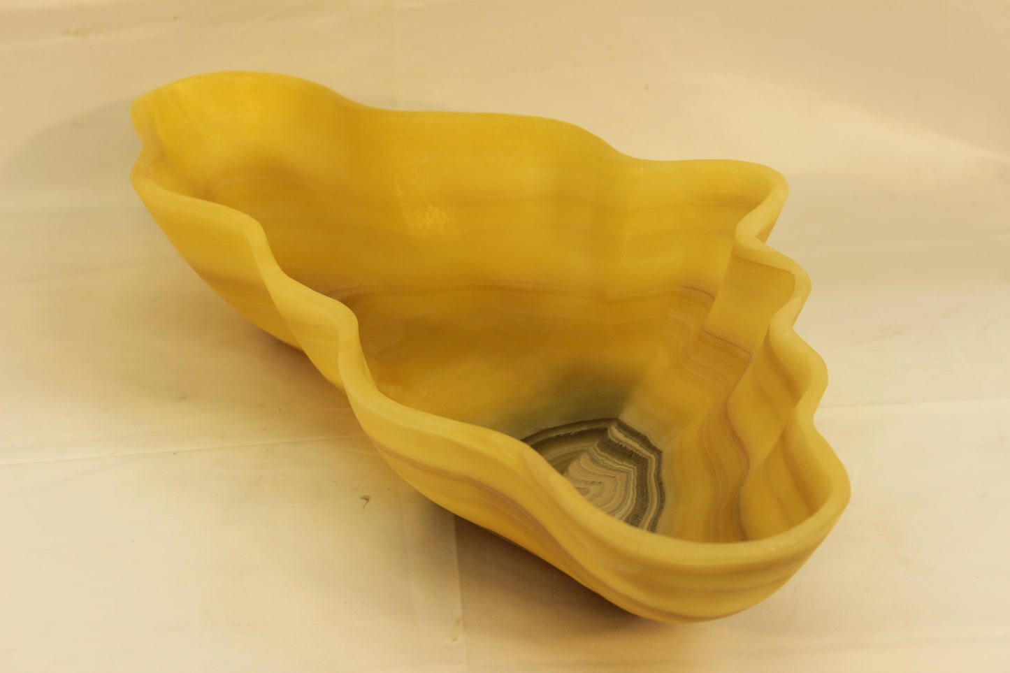 Golden River Onyx Centerpiece