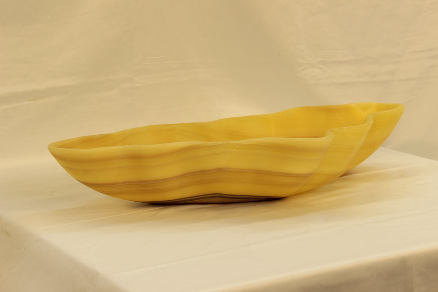 Golden River Onyx Centerpiece