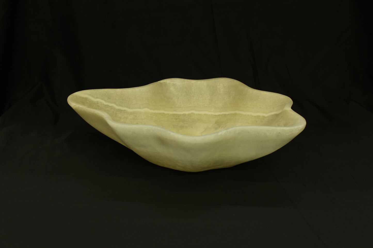 White Pearl Onyx Centerpiece