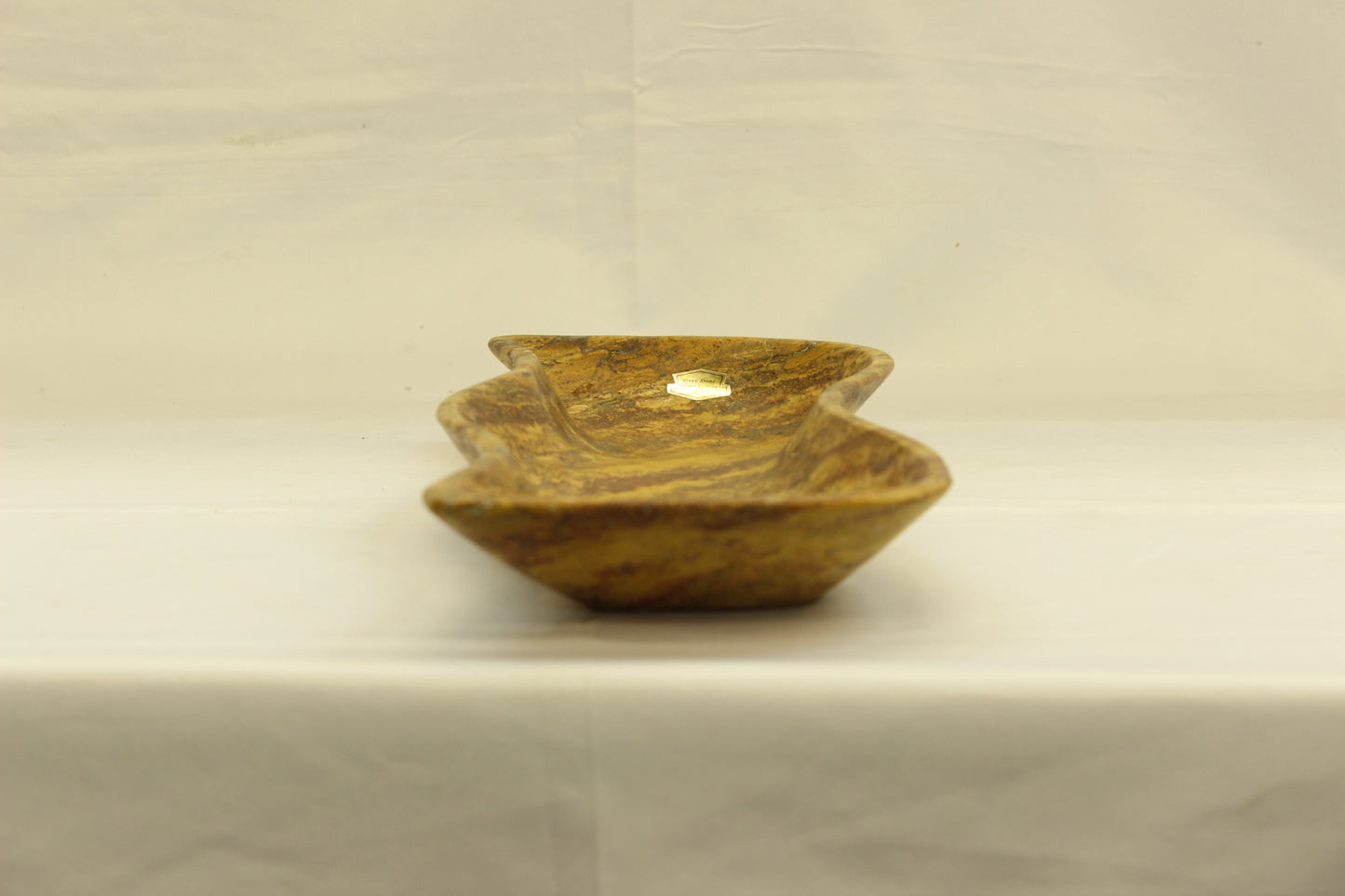 Red Travertino Decorative Tray