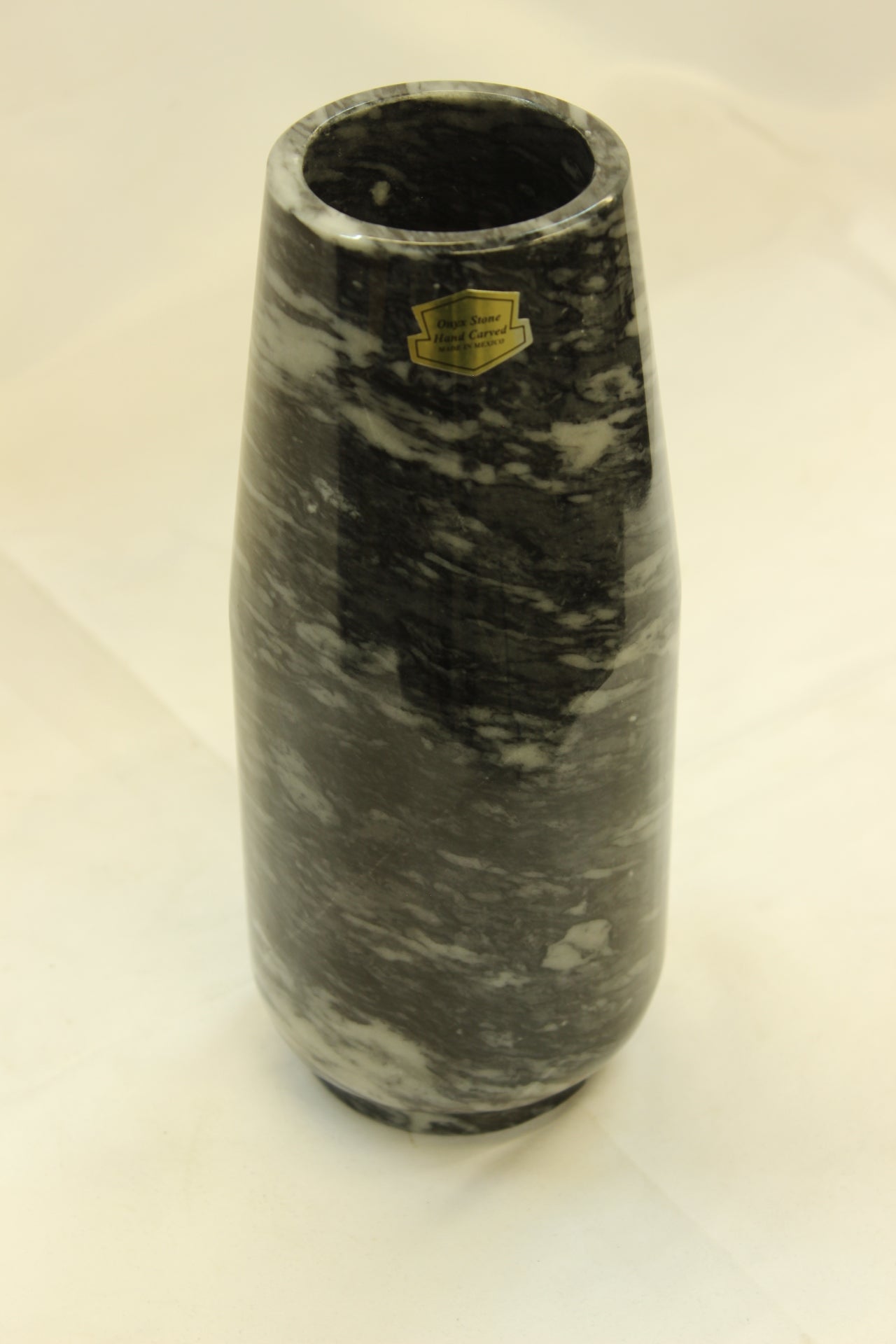 Black Marble Vase