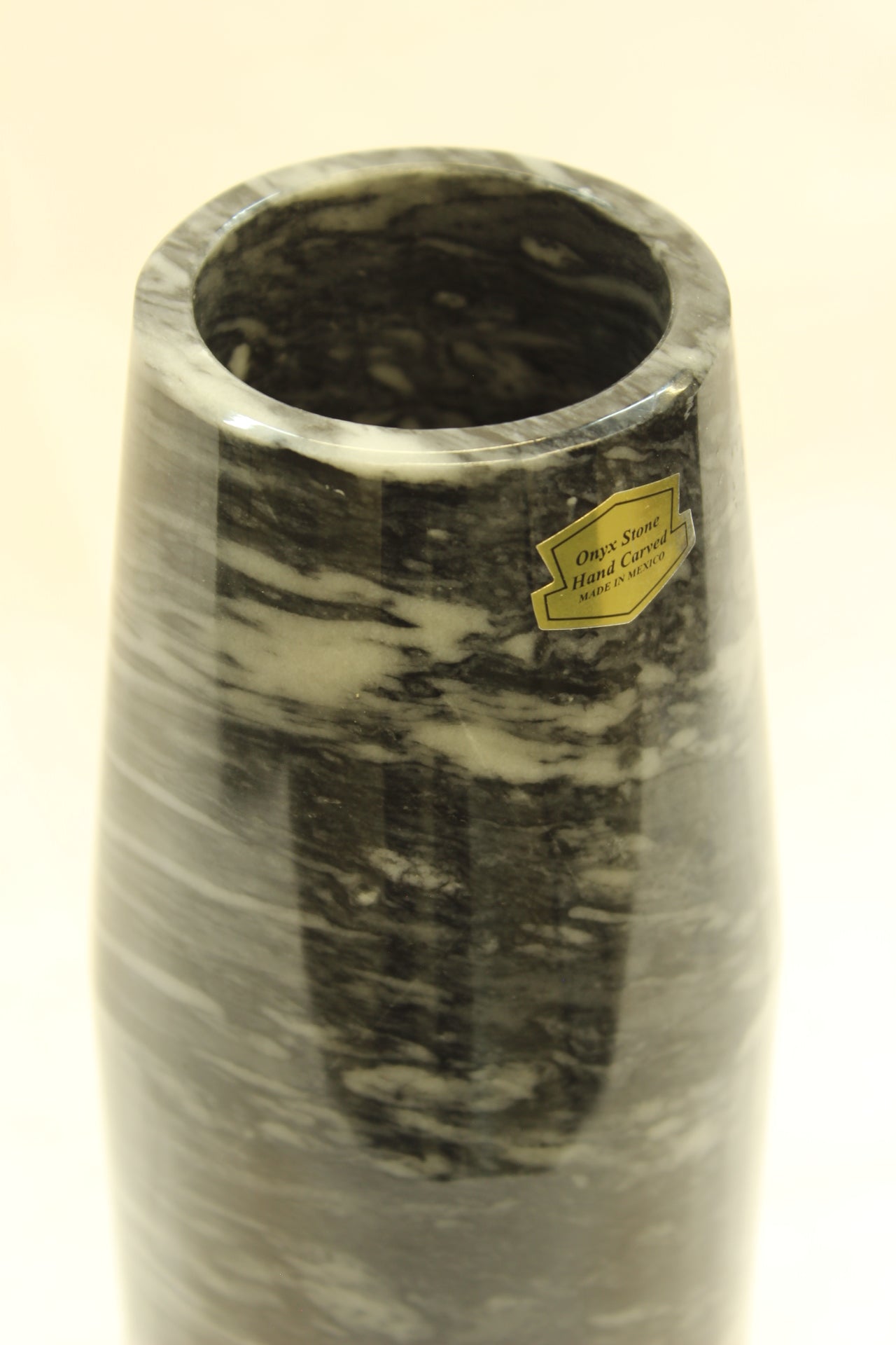 Black Marble Vase