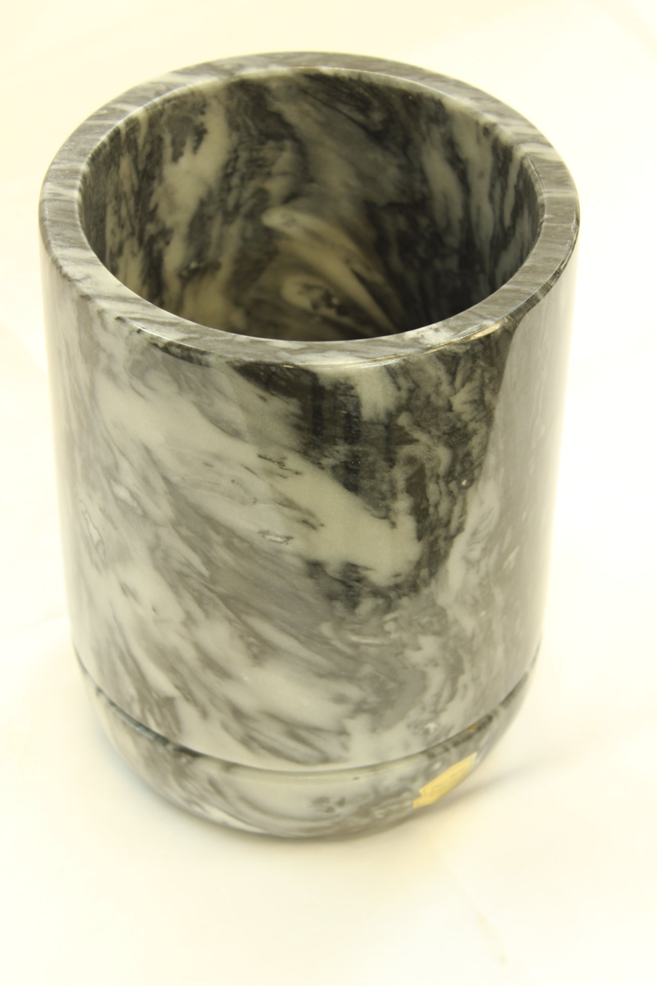 Black Marble Wine Chiller Vase