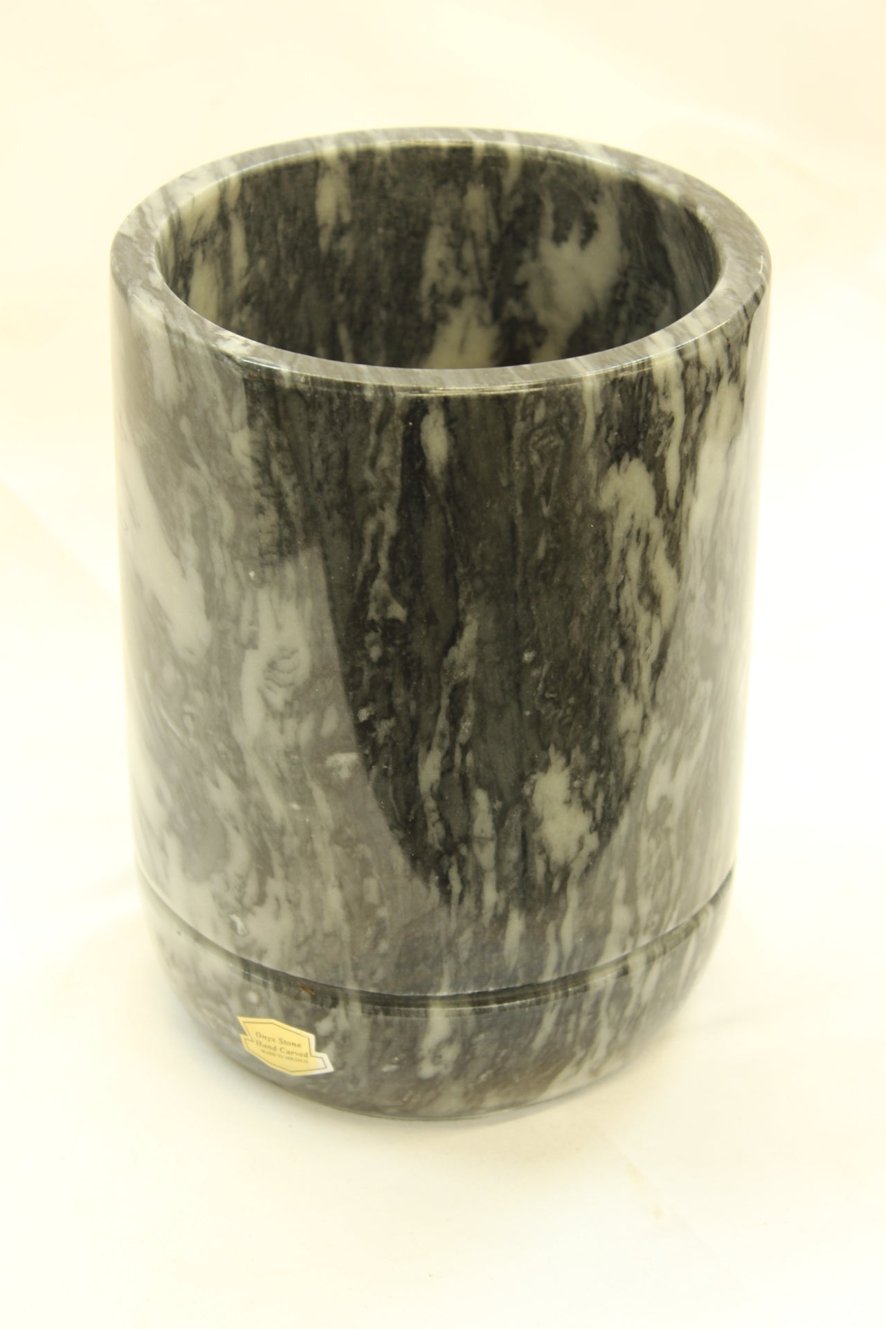 Black Marble Wine Chiller Vase