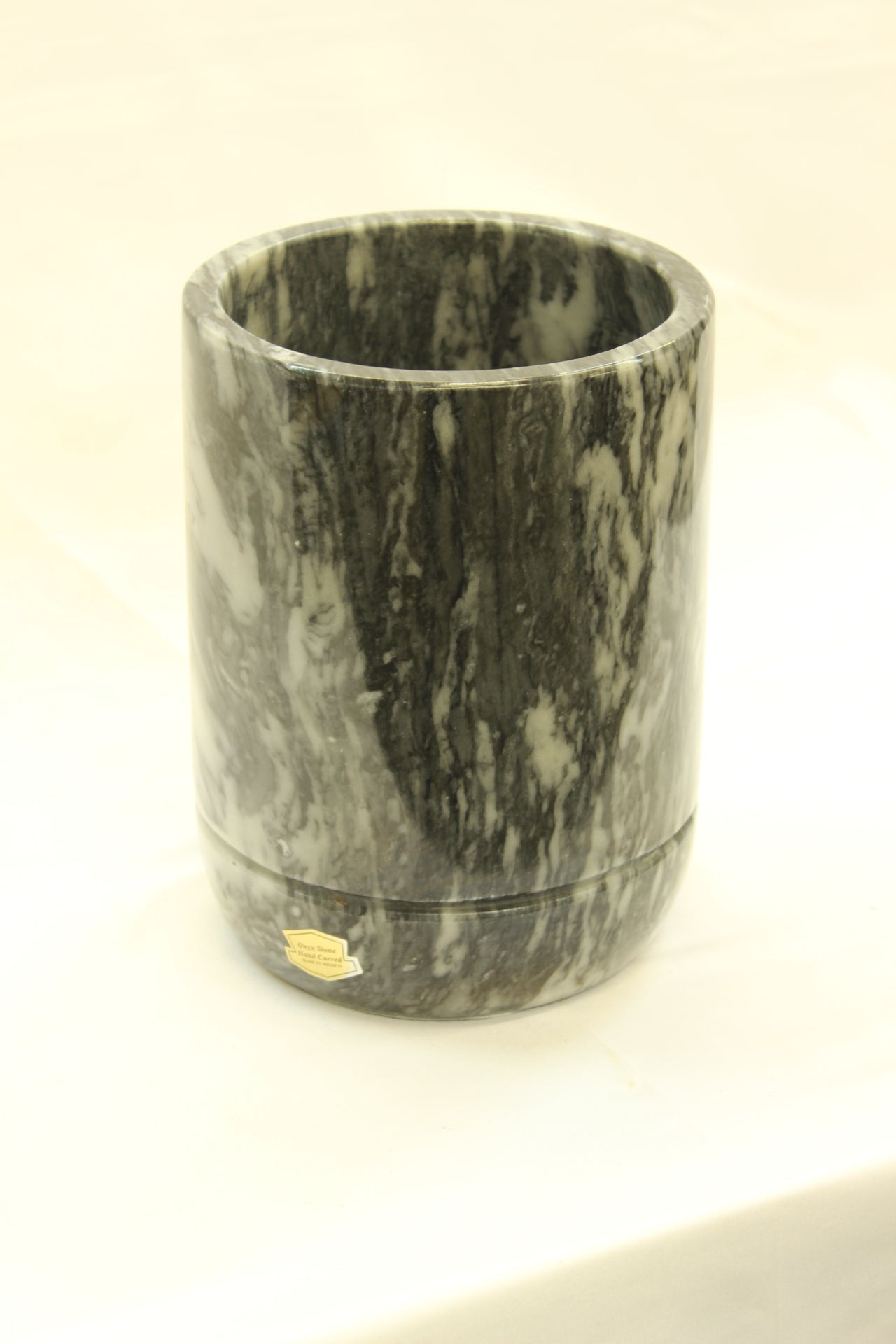 Black Marble Wine Chiller Vase