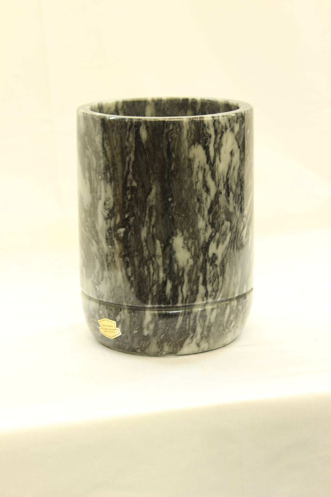 Black Marble Wine Chiller Vase