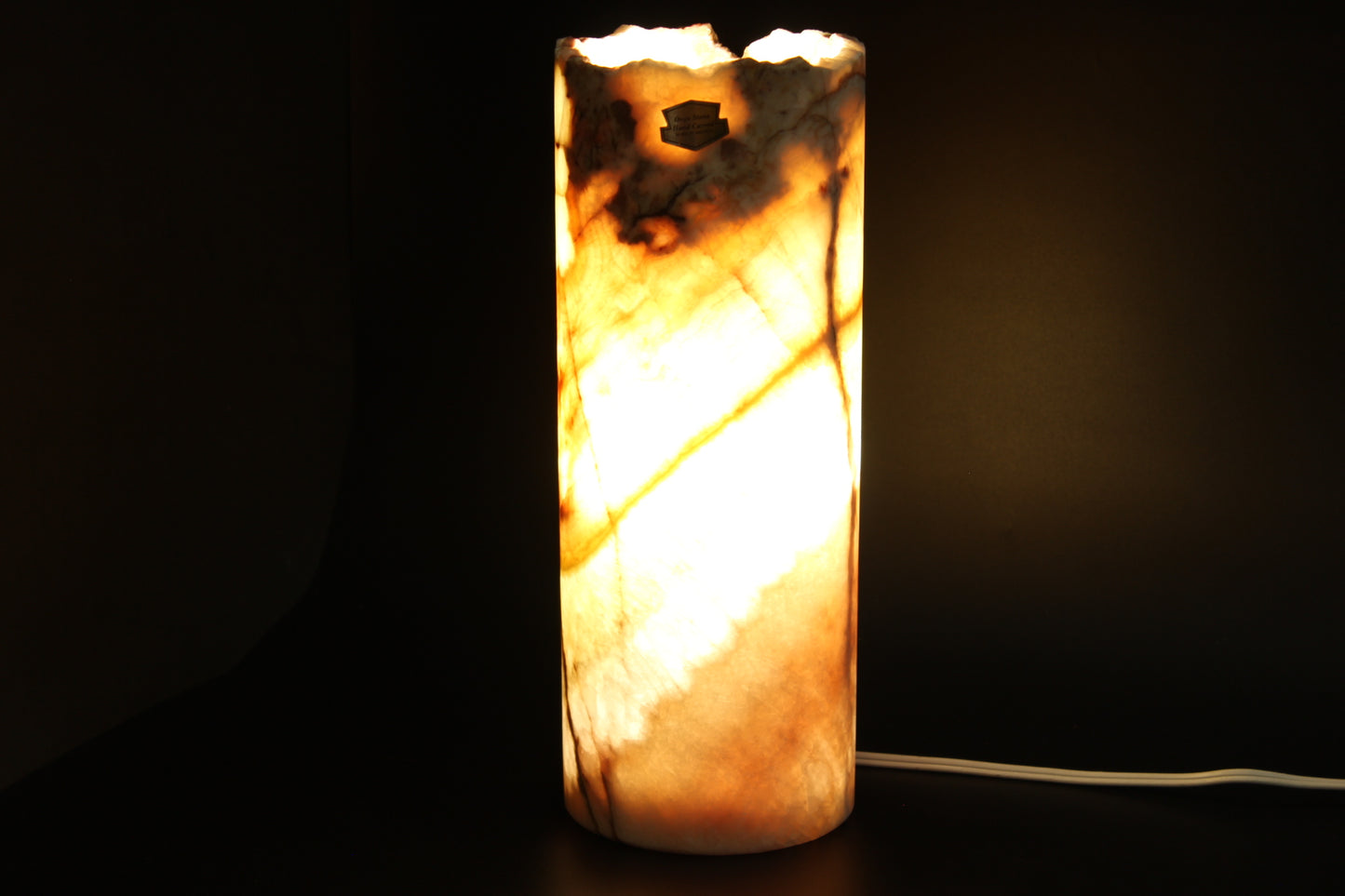Blood Moon Onyx Lamp