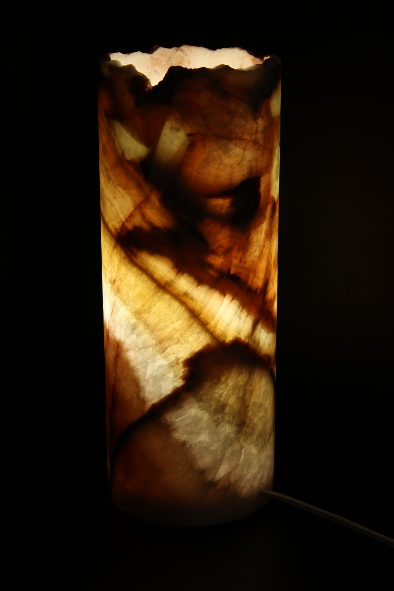 Blood Moon Onyx Lamp