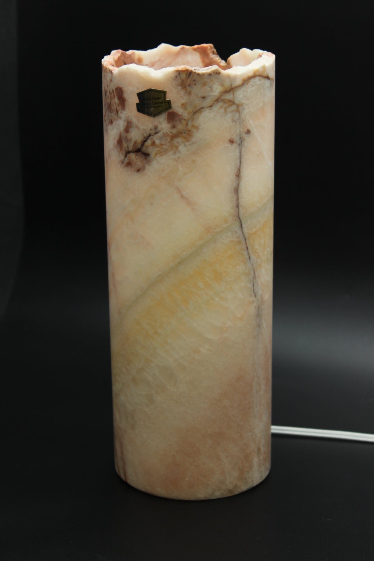 Blood Moon Onyx Lamp