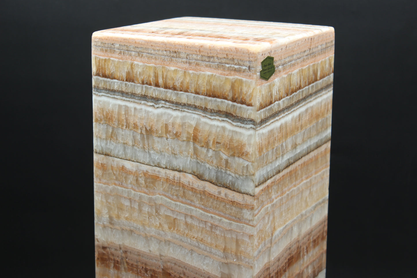 Large Red Asteroid Onyx Lamp
