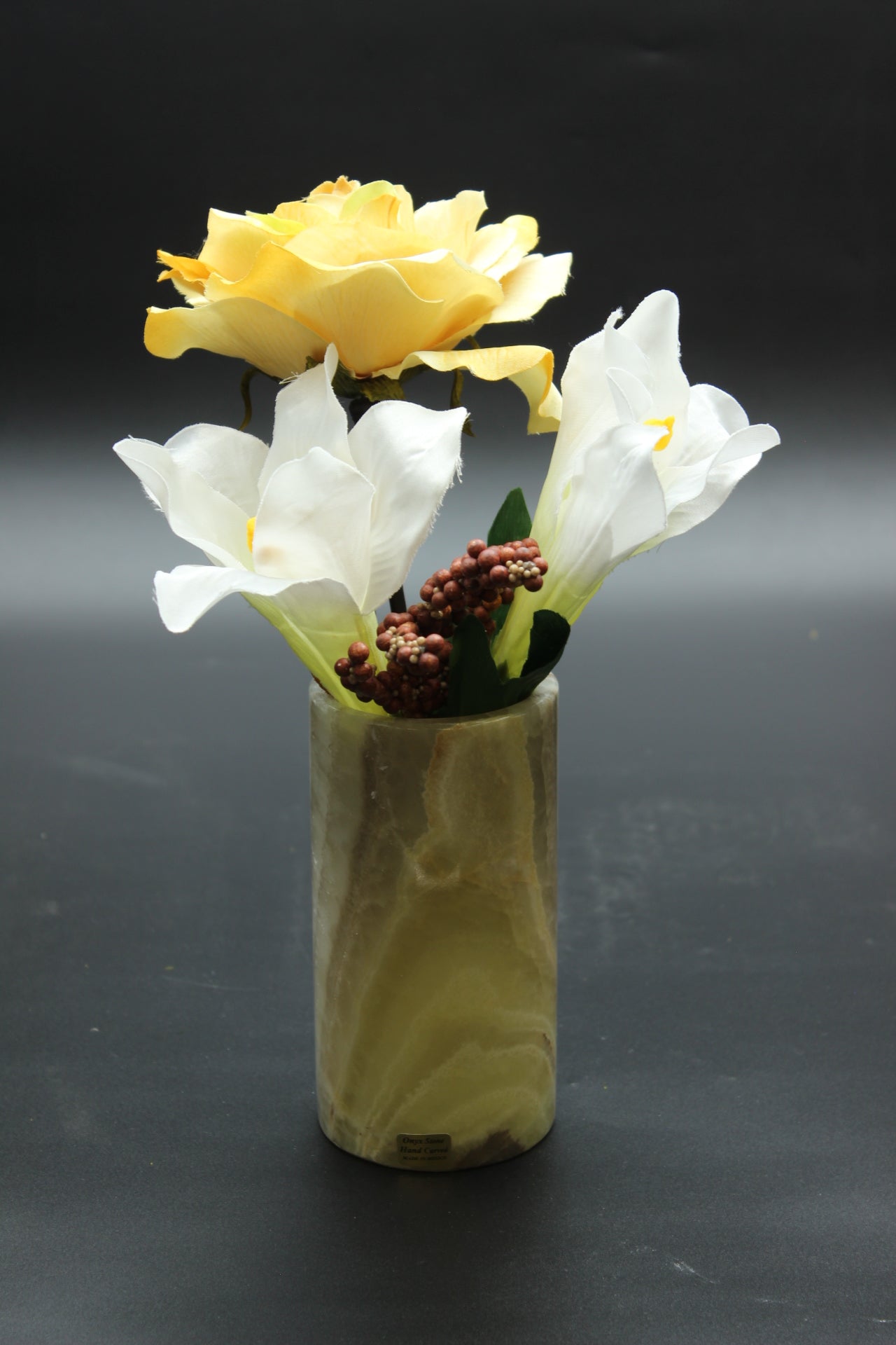 Green Onyx Vase