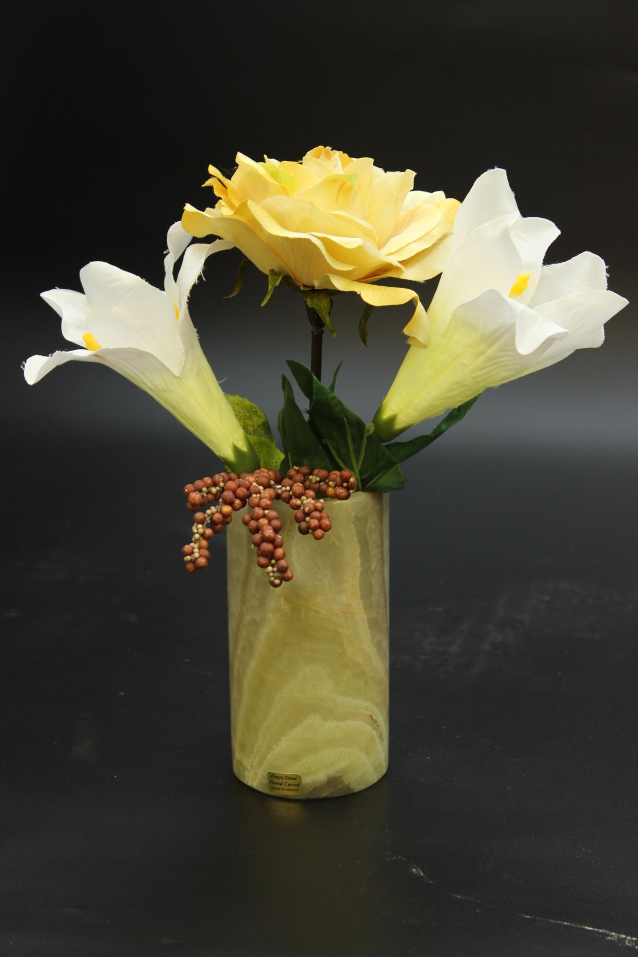 Green Onyx Vase