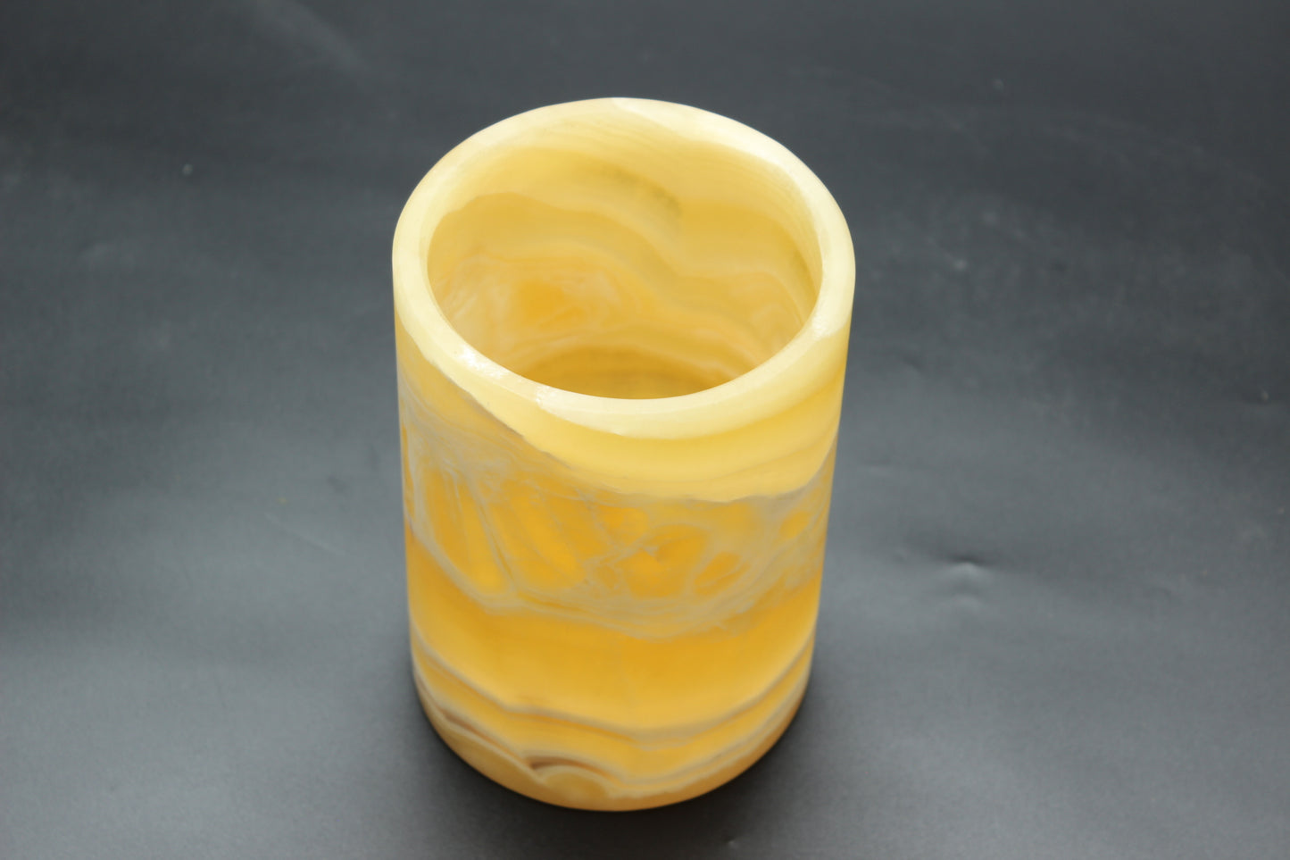 Orange Onyx Vase