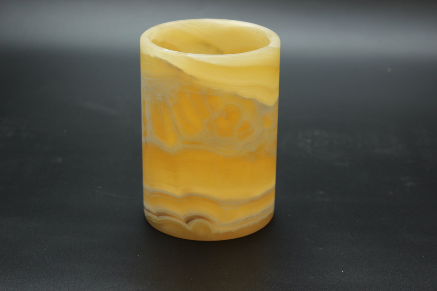Orange Onyx Vase