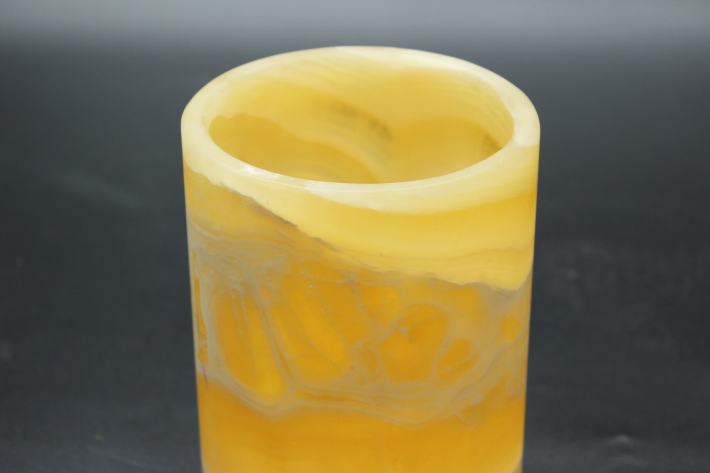 Orange Onyx Vase