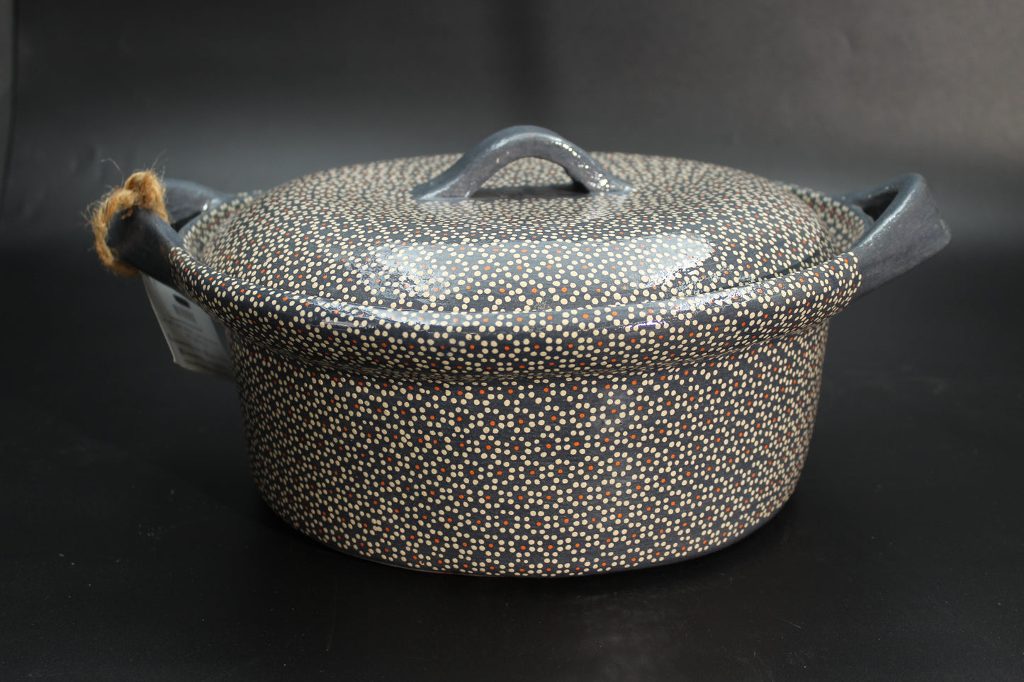 4.5QT Lead Grey Clay Rice Bowl